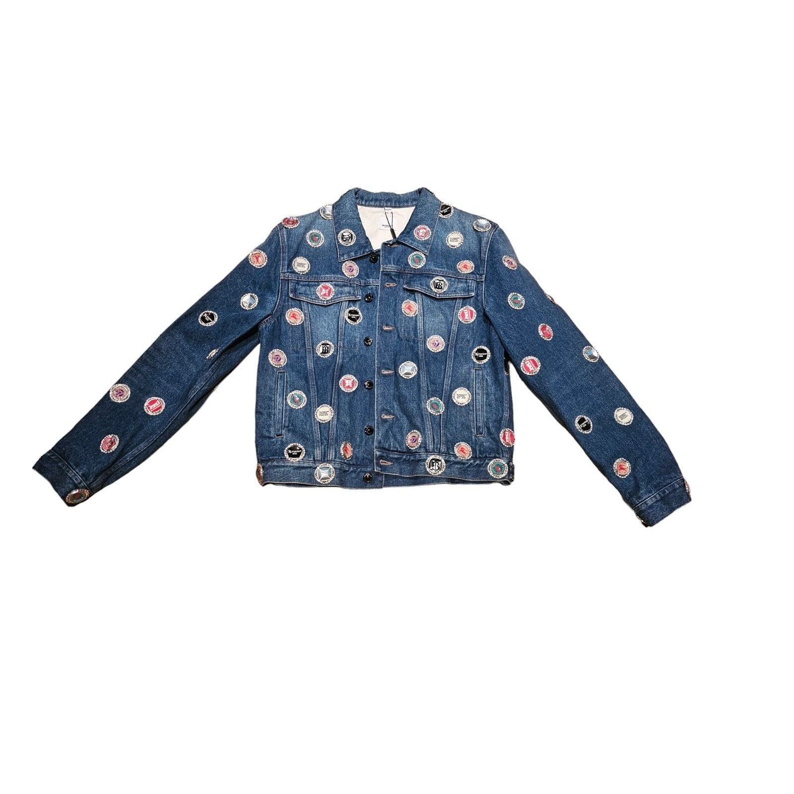 Burberry Bottle Cap Detail Denim Jacket Size US L / EU 52-54 / 3 - 1 Thumbnail
