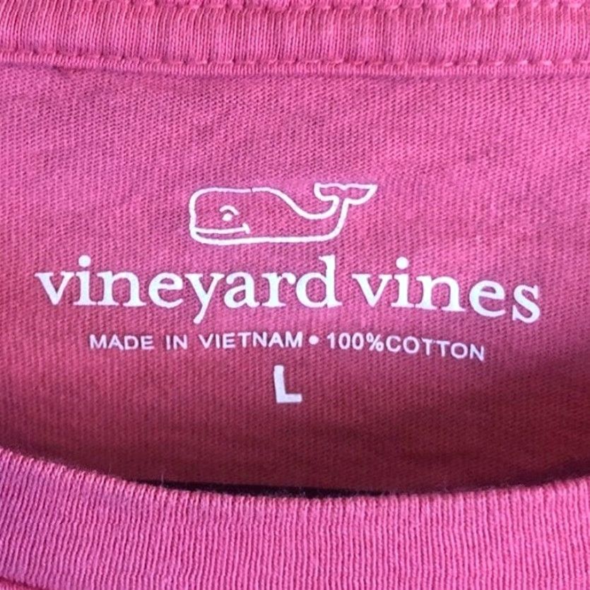 Vineyard Vines Vineyard Vines Mens Shirt Pink Coral Merry Christmas Long Sleeve 100% Cotton L Size US L / EU 52-54 / 3 - 4 Thumbnail
