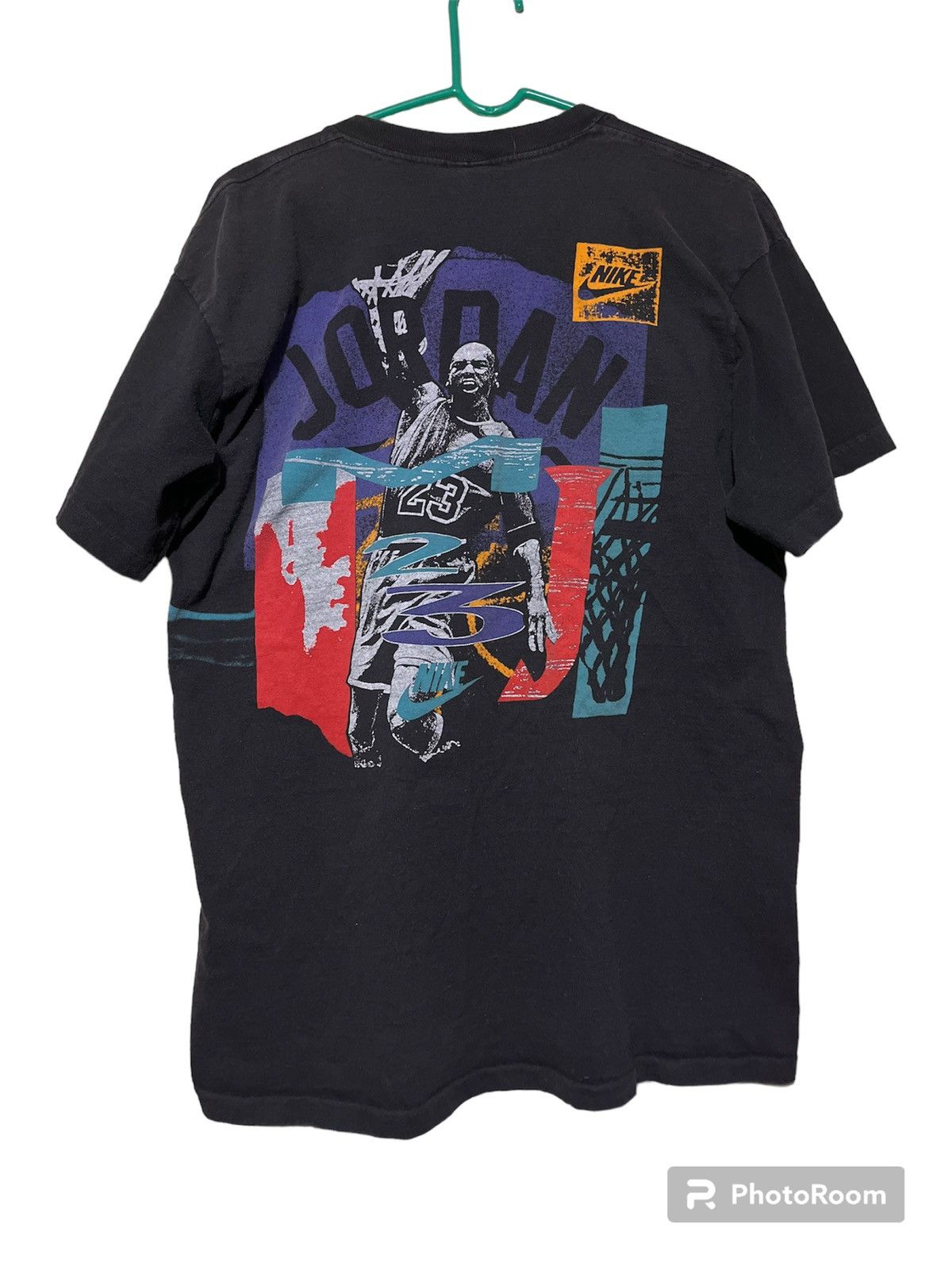 Nike XL 1980 Nike Single Stitch Jordan Shirt Black Gray White tag Size US XL / EU 56 / 4 - 1 Thumbnail