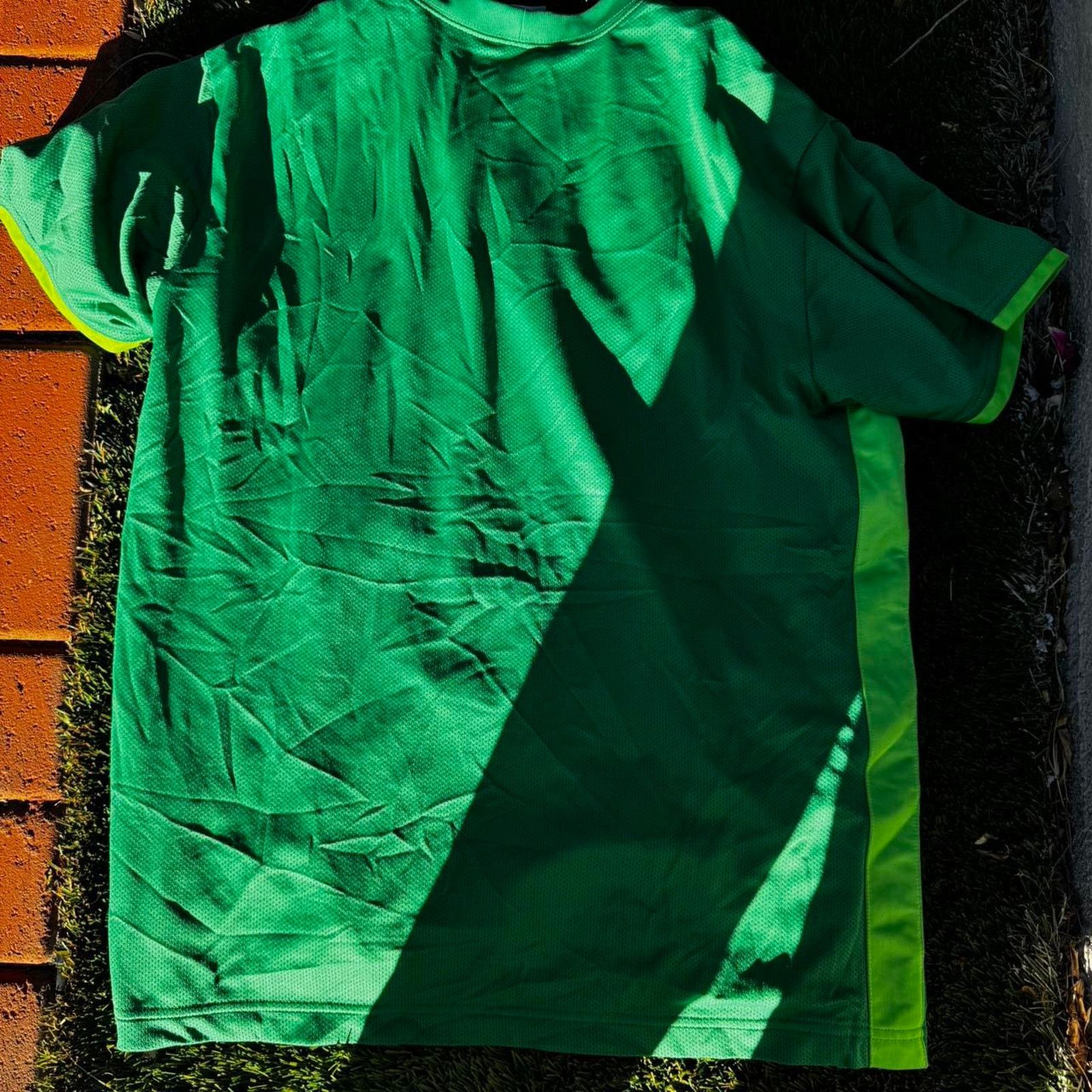 Nike Men's Large Nike Green Streetwear T-Shirt Size US L / EU 52-54 / 3 - 4 Thumbnail