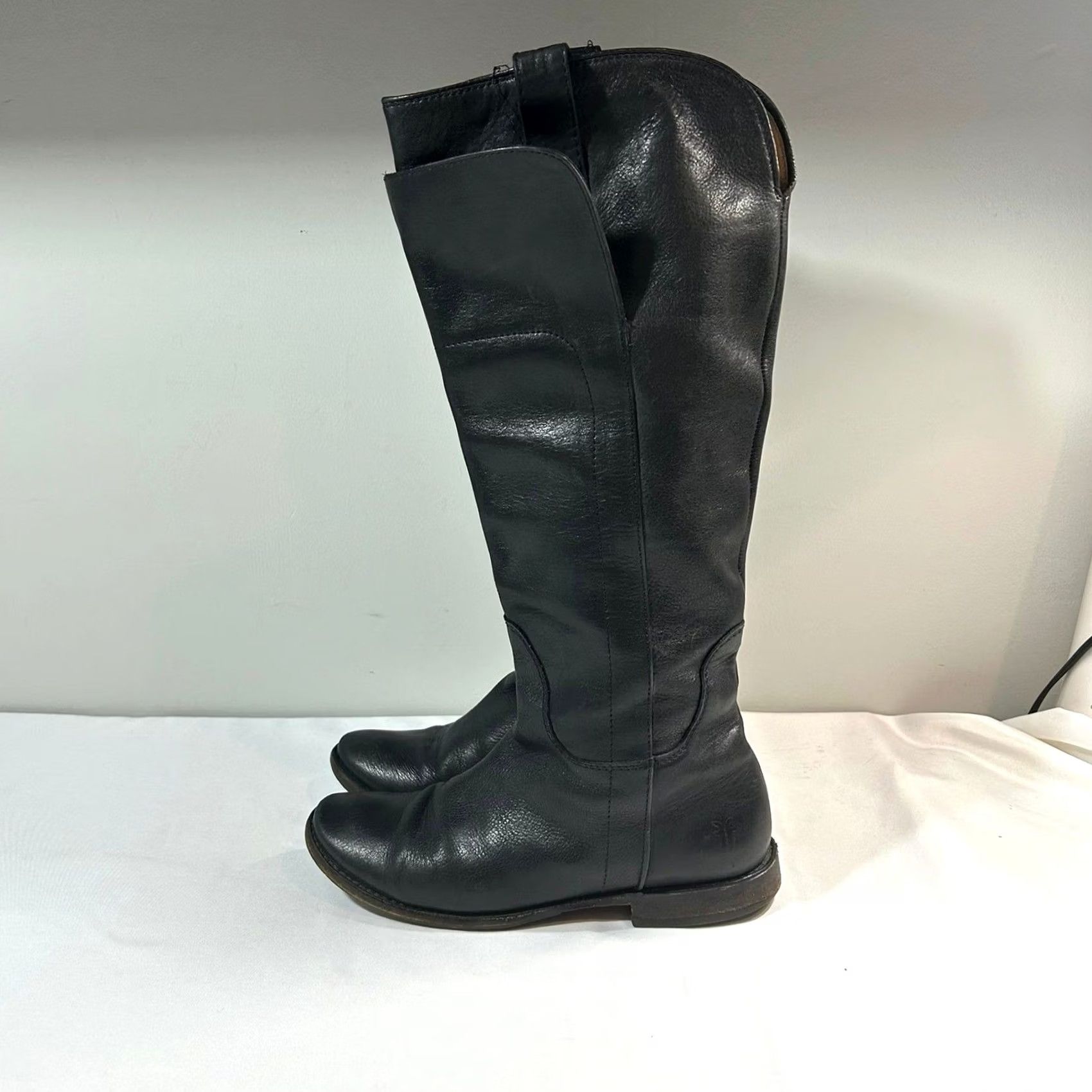 Frye Frye Leather Tall Riding Boots Women Size 6 Black Size US 6 / IT 36 - 5 Thumbnail
