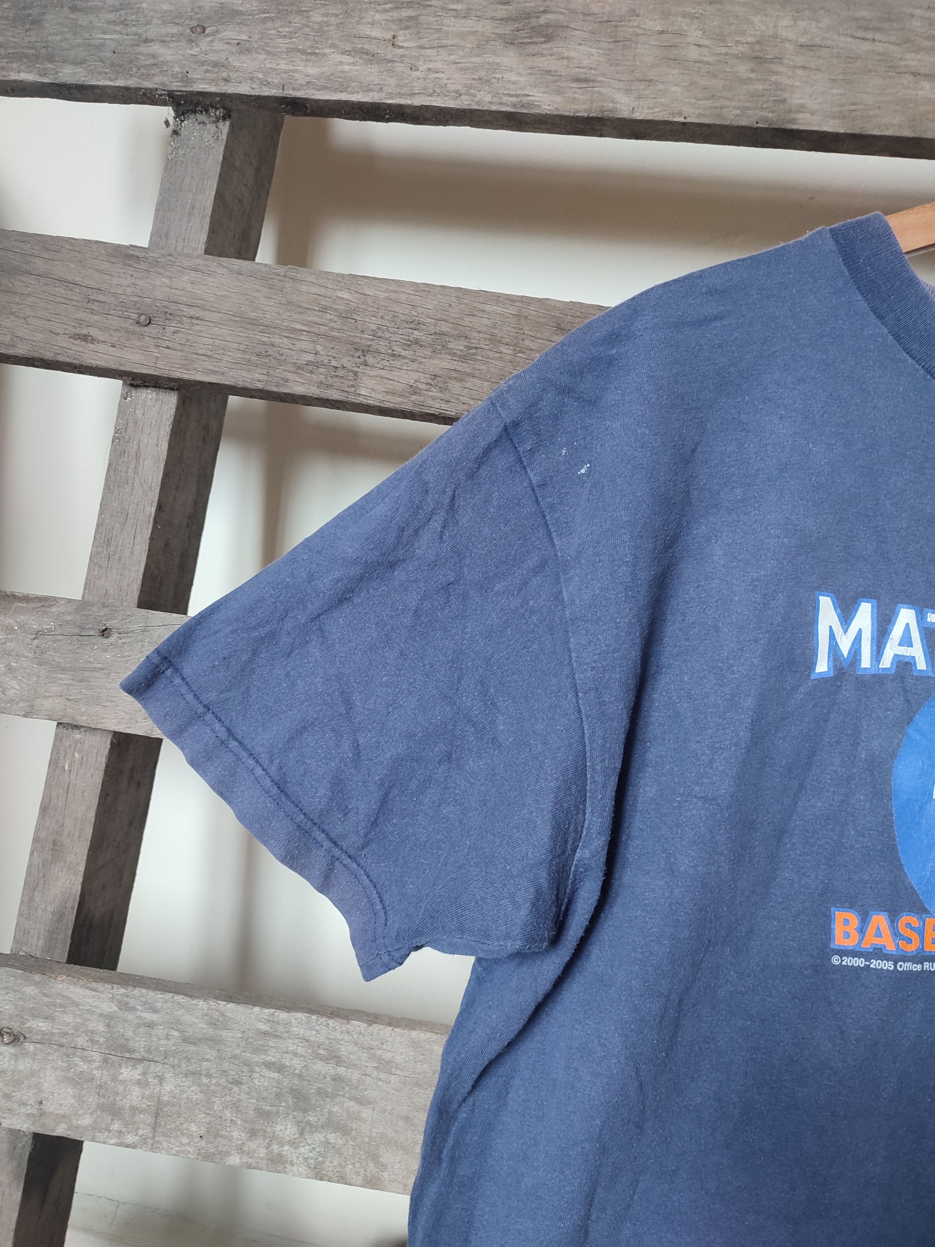 NFL 💥90s💥 MATSUI HIDEKI 55 BASEBALL MUSEUM FADED TEE Size US L / EU 52-54 / 3 - 3 Thumbnail