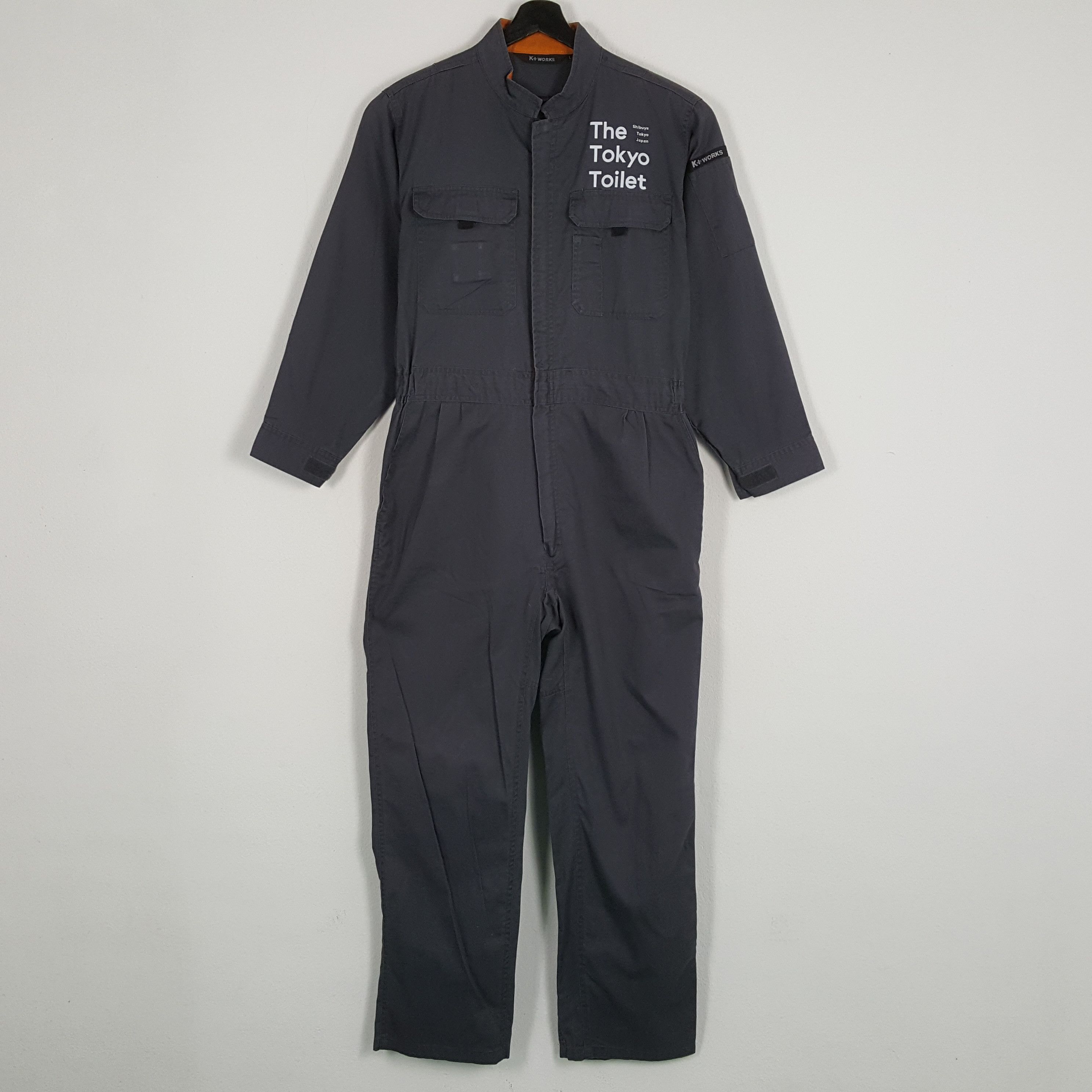 Japanese Brand × Vintage THE TOKYO TOILET Japanese Workwear Custom Coverall Jacket Size US M / EU 48-50 / 2 - 4 Thumbnail