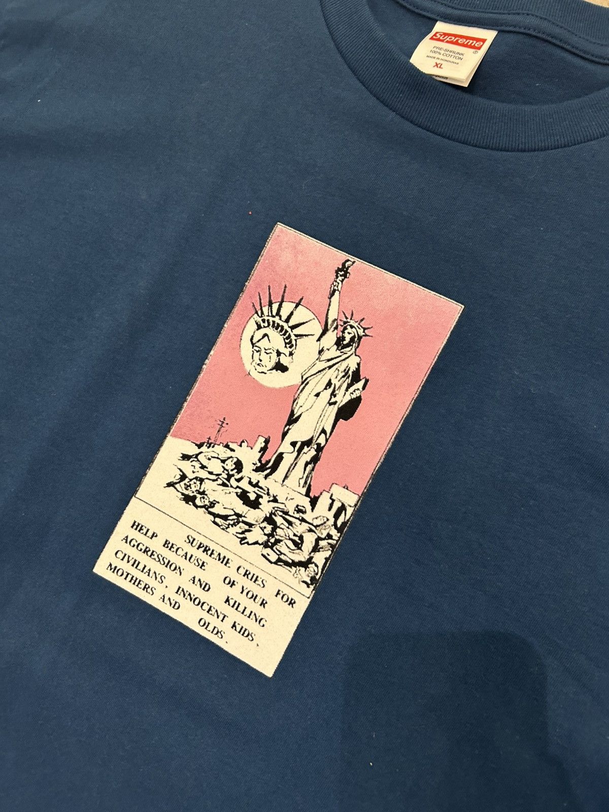 Supreme Supreme Liberty Tee Size US XL / EU 56 / 4 - 4 Thumbnail