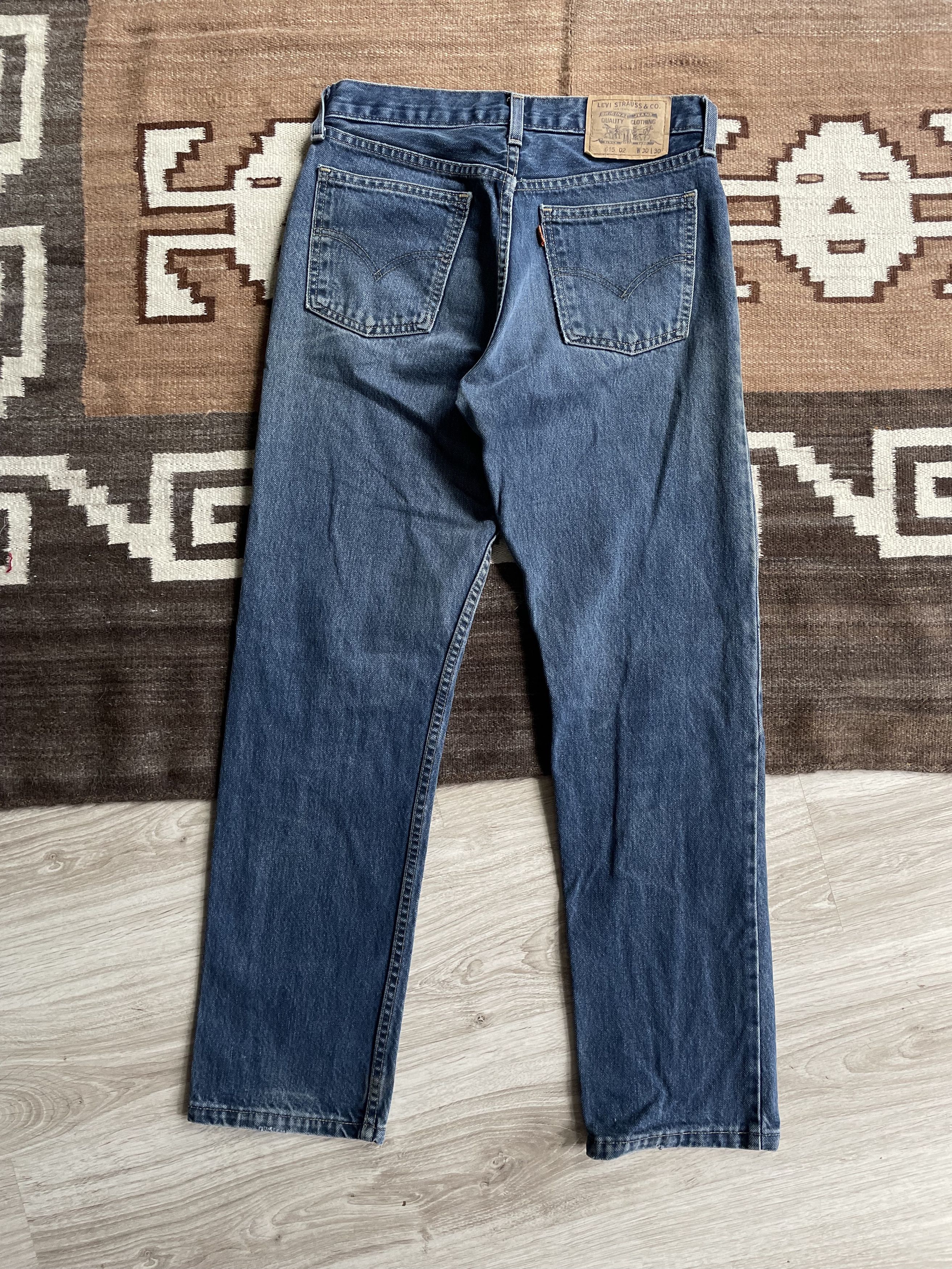 Jean Levis 615 Vintage 90s UK Made Denim Jeans 6861AC Size US 30 / EU 46 - 1 Thumbnail