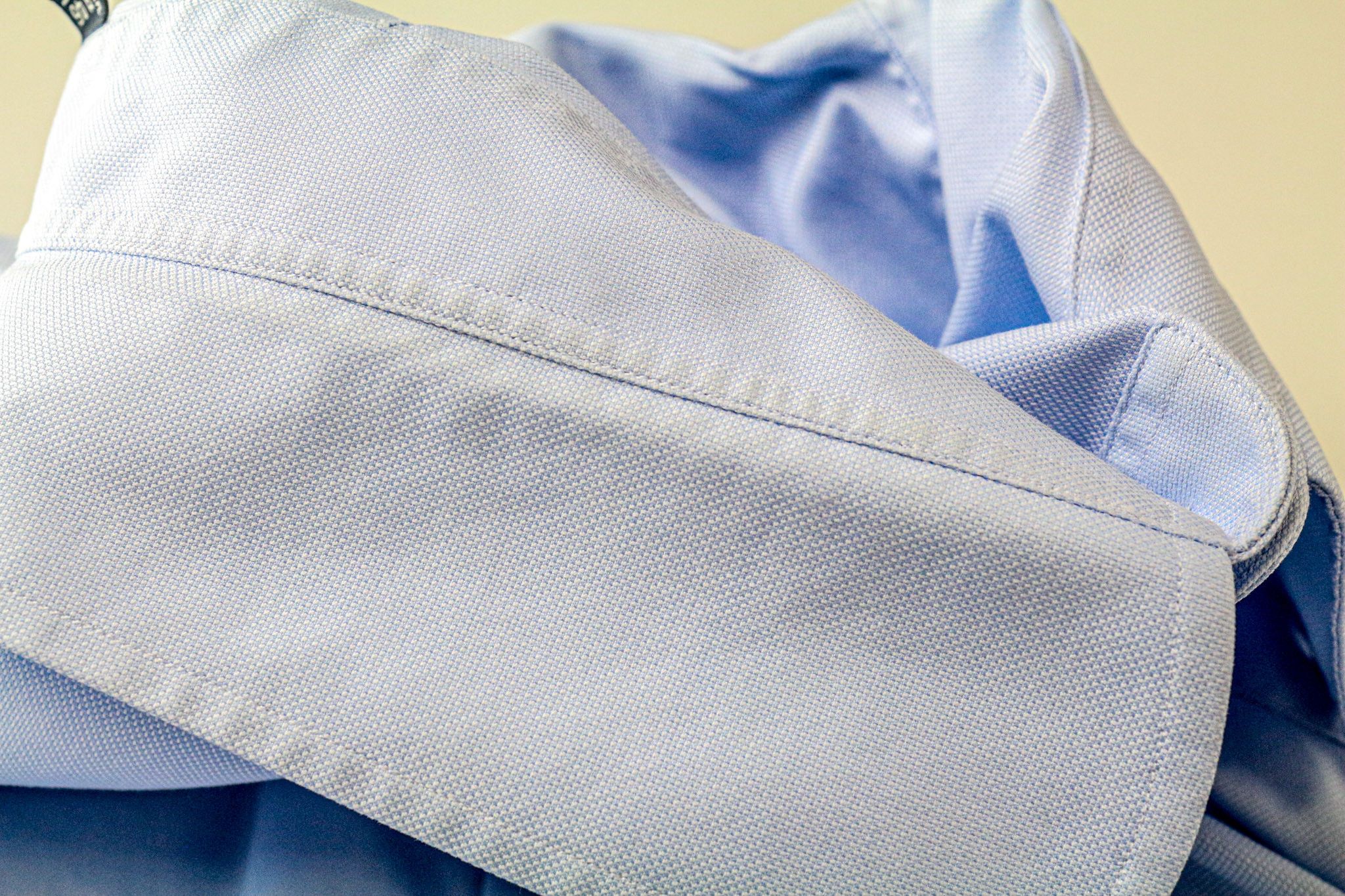 Suitsupply 46/18 Blue Cotton Long Sleeve Shirt 79457 Size 46R - 10 Thumbnail
