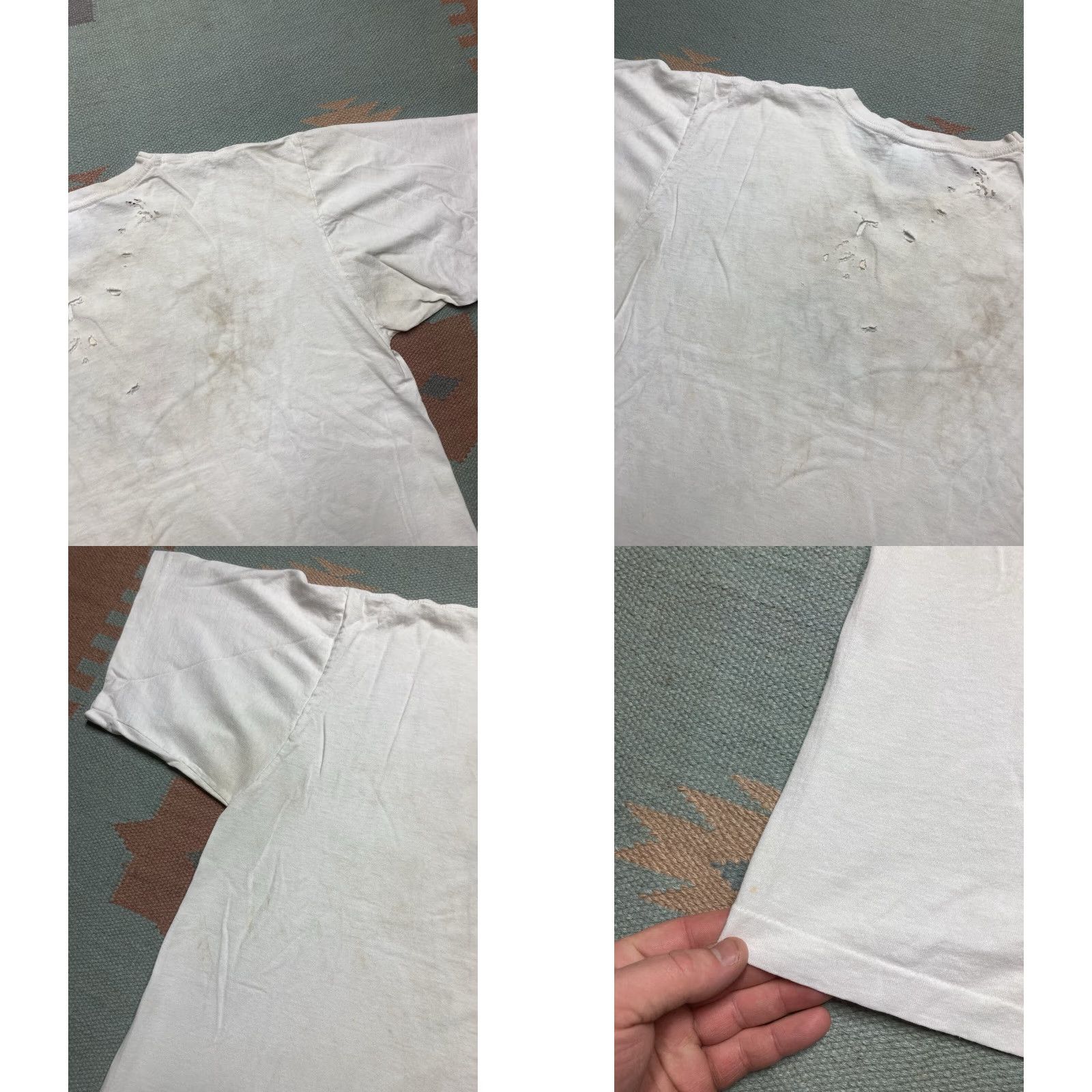 Vintage VINTAGE 90s Columbia T-Shirt Logo Hiking Outdoor Distressed Boxy XL Mens White Size US XL / EU 56 / 4 - 8 Thumbnail