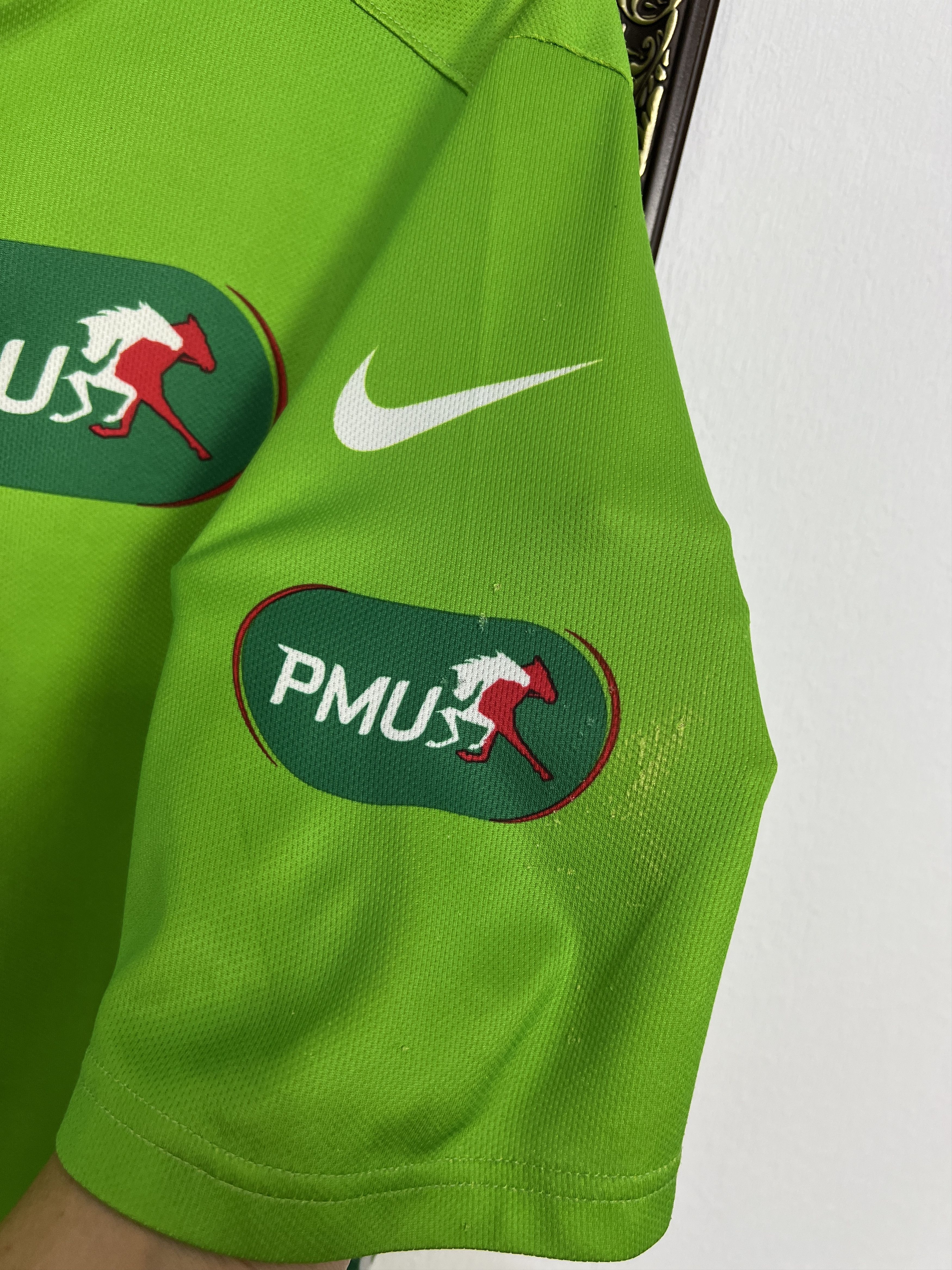 Nike Vintage 2010 Nike Jersey PMU Tour de France Green Cycling Size US XL / EU 56 / 4 - 4 Thumbnail