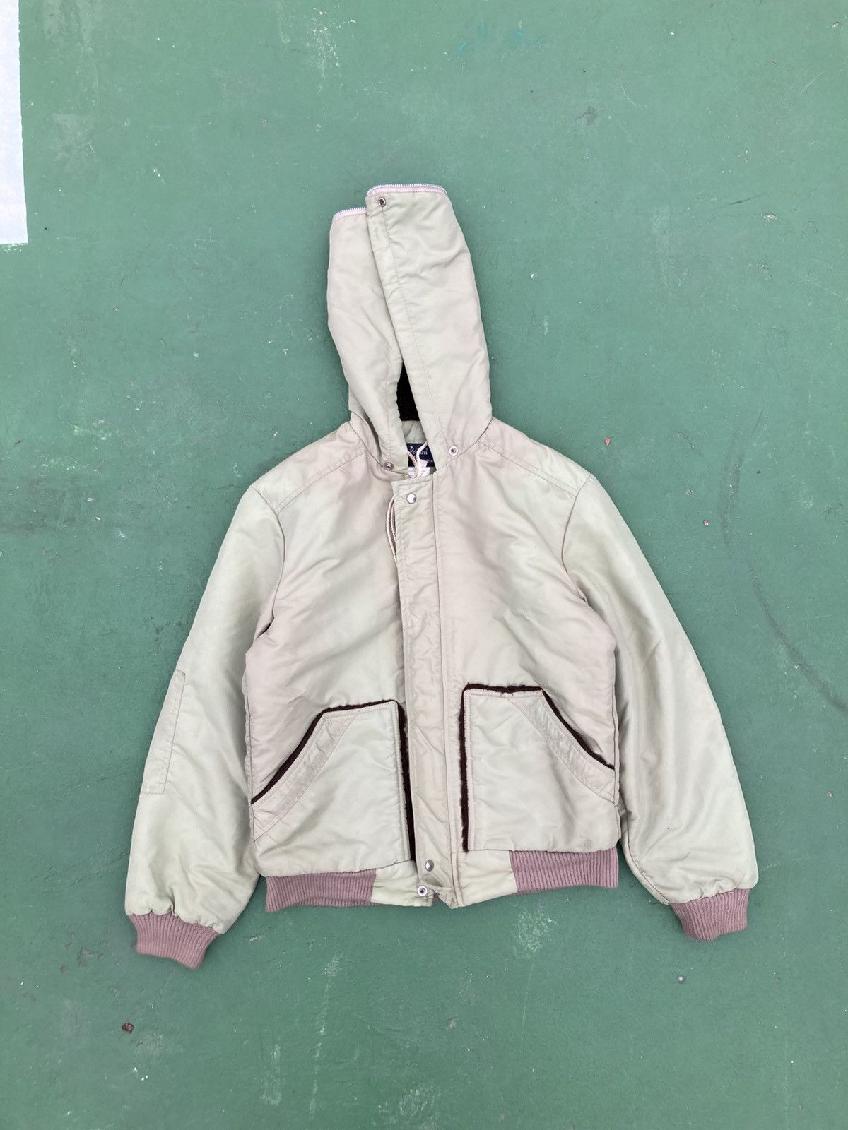 Vintage 80’s Pertini Faux Fur Hood Zipper Gimmick Bondage Jacket Size US L / EU 52-54 / 3 - 5 Thumbnail
