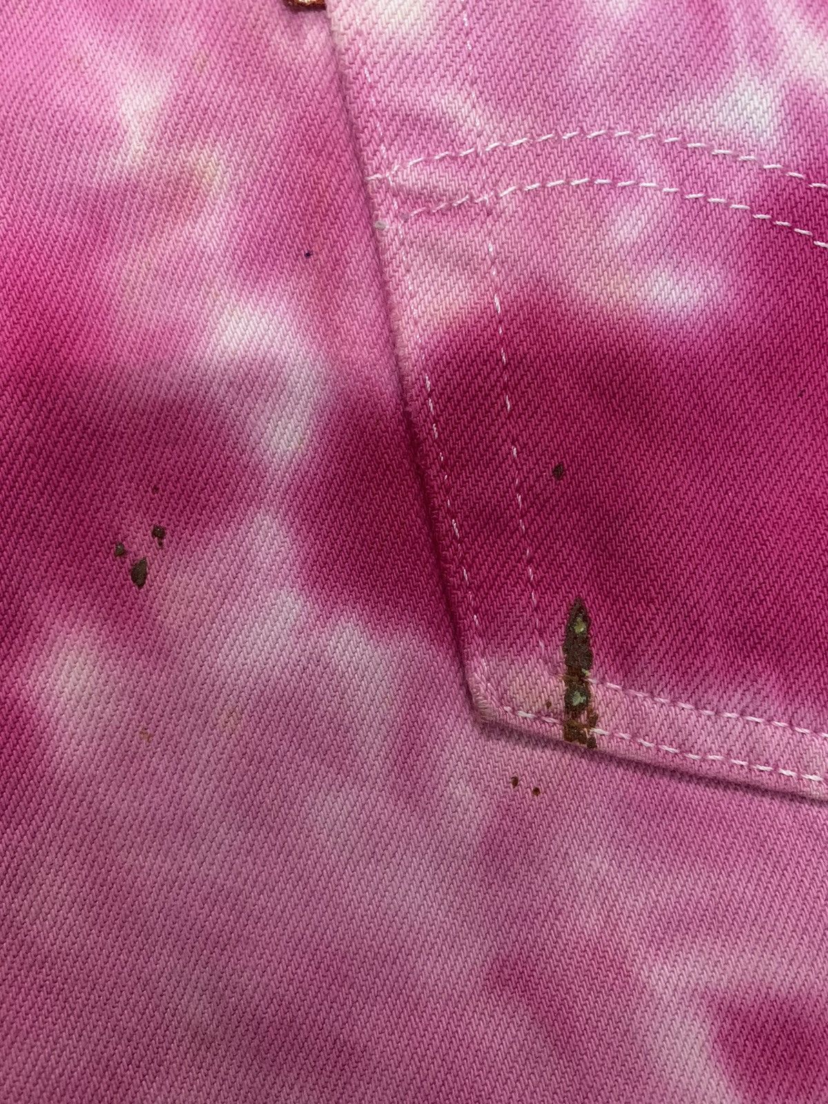 Levi's × Levi's Vintage Clothing Levis 501 Tie Dye Pink Slim Fits Size US 30 / EU 46 - 9 Thumbnail