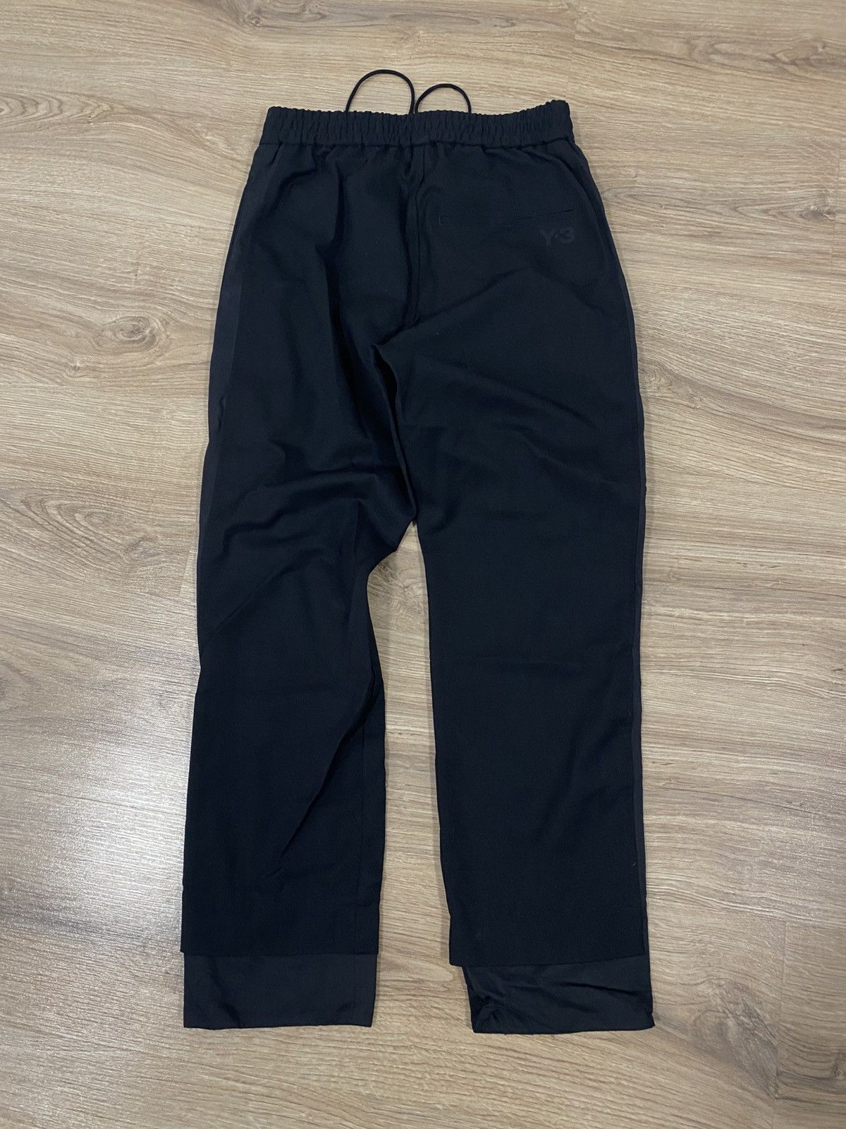 Y-3 Adidas Y-3 Yohji Yamamoto Black Trousers Size: 2XS Size 25" / US 0 / IT 36 - 7 Thumbnail