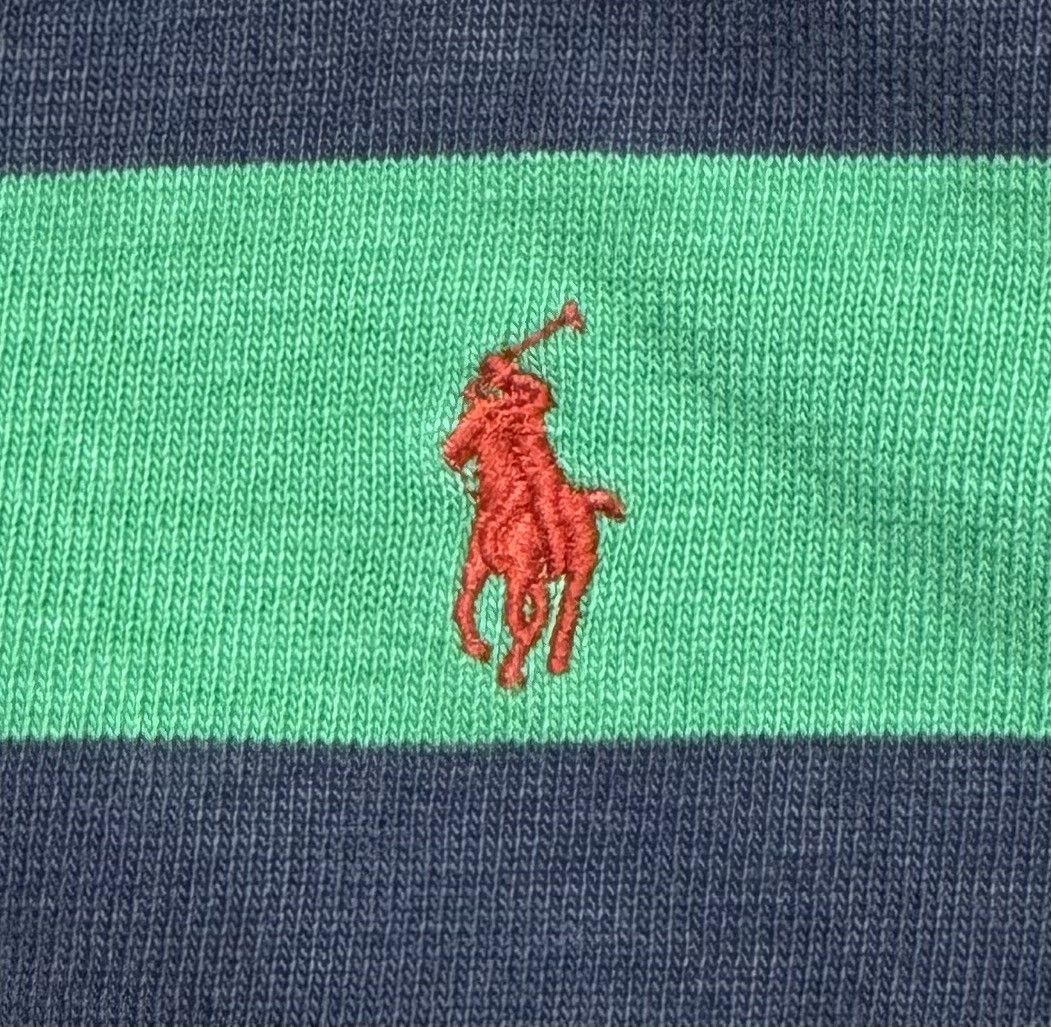 Polo Ralph Lauren Polo Ralph Lauren Class RL Claude Striped Rugby Polo Shirt Size US XXL / EU 58 / 5 - 7 Thumbnail