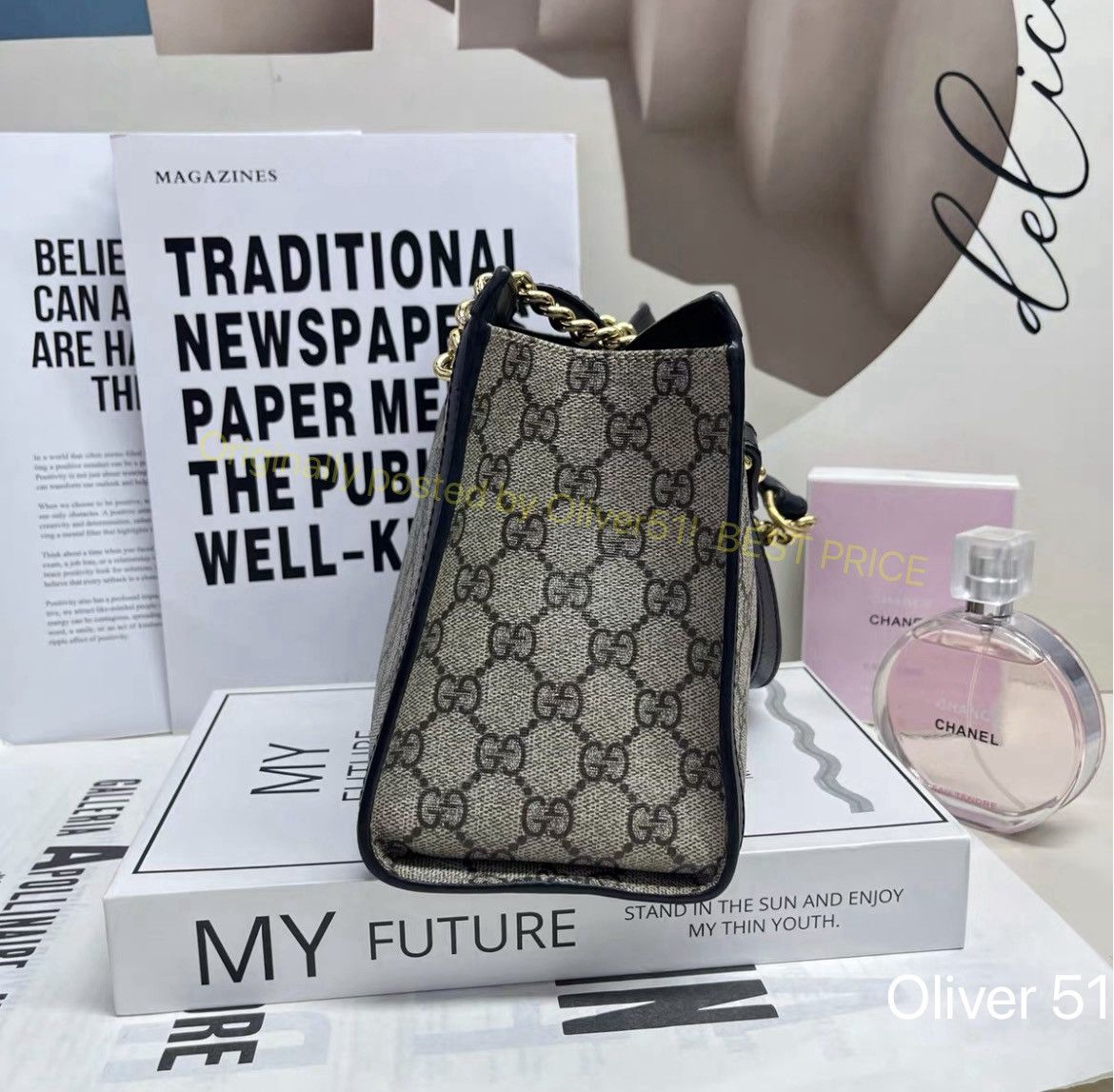 Gucci Gucci Monogram Black Padlock Small Shoulder Bag UUUU2/2609 Size ONE SIZE - 4 Thumbnail