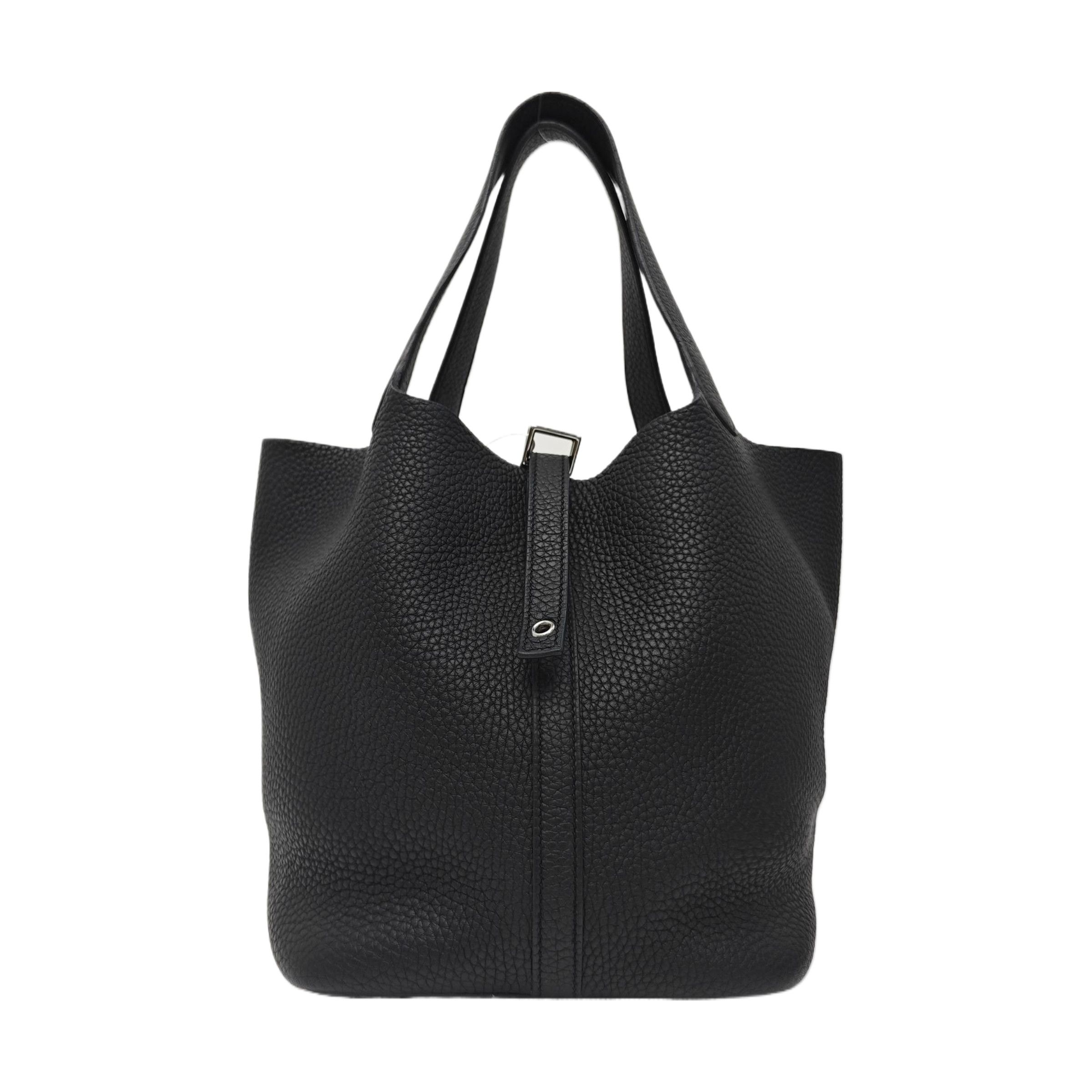 Hermes HERMÈS Black Clemence Picotin Lock 22 Bag Size ONE SIZE - 1 Thumbnail