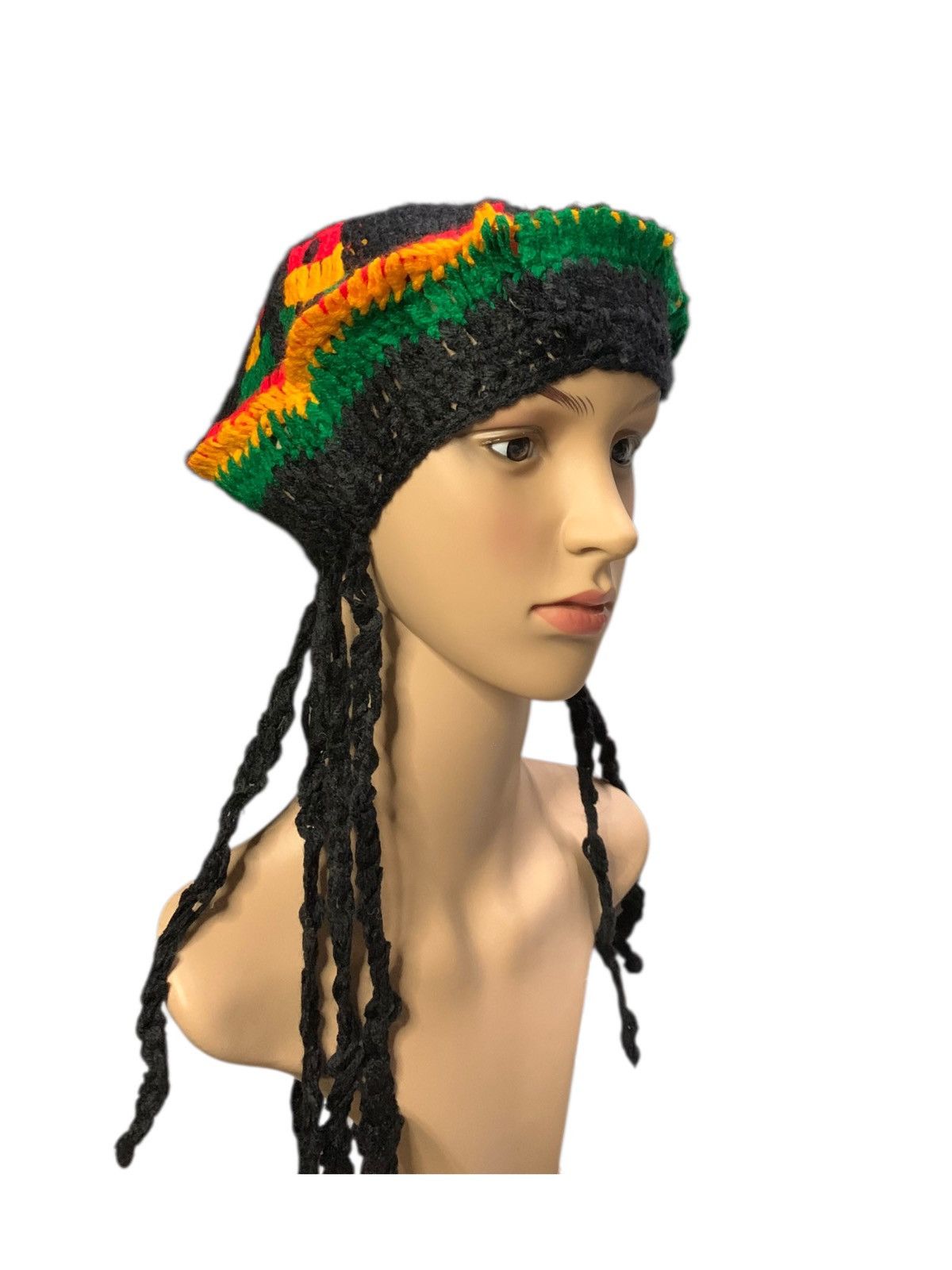 Bob Marley × Japanese Brand × Vintage Hand Made Crochet Knitted Like Bob Marley Style Size ONE SIZE - 3 Thumbnail