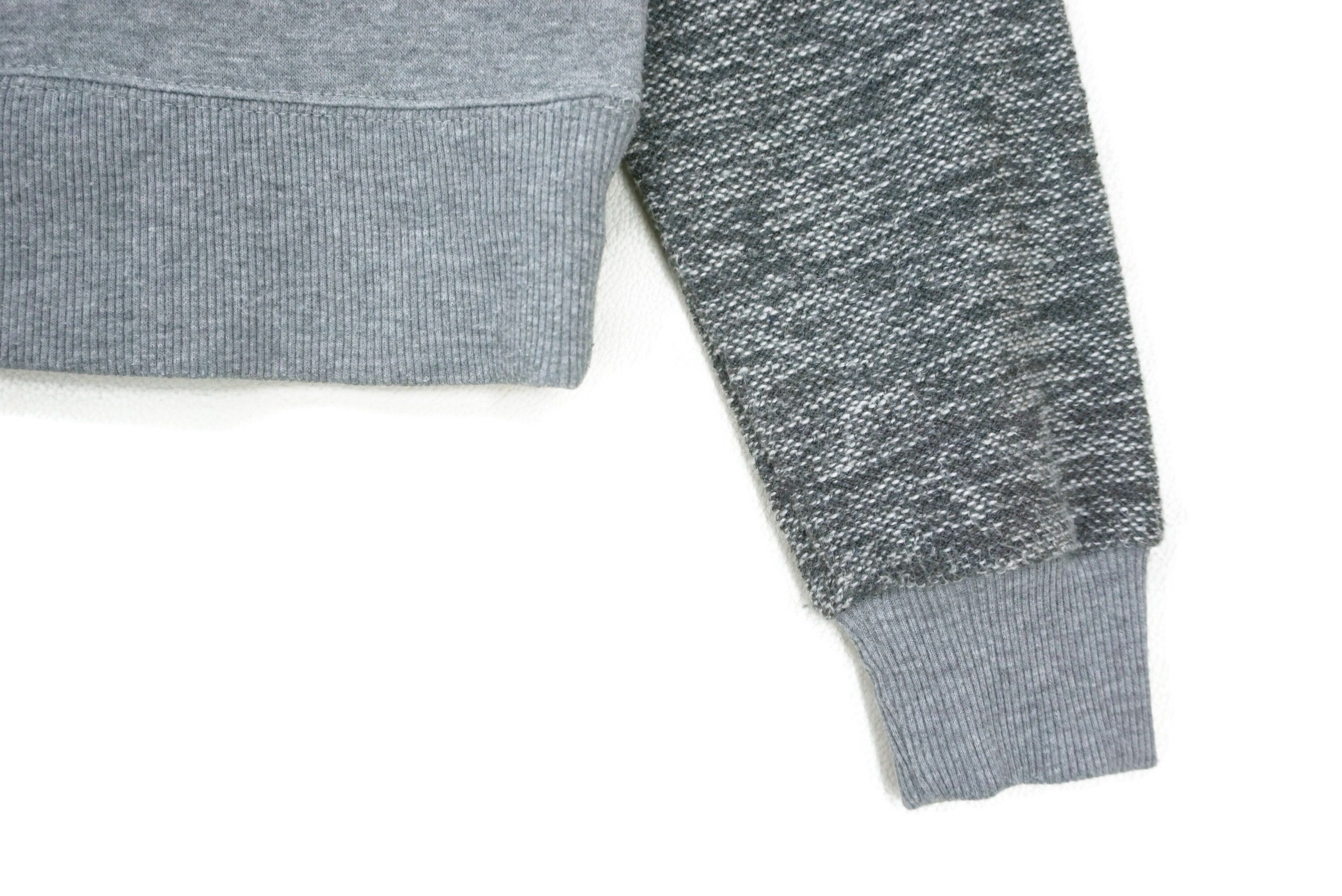 Japanese Brand Moussy Cropped Sweatshirt Size M Japanese Heather Gray Size M / US 6-8 / IT 42-44 - 5 Thumbnail