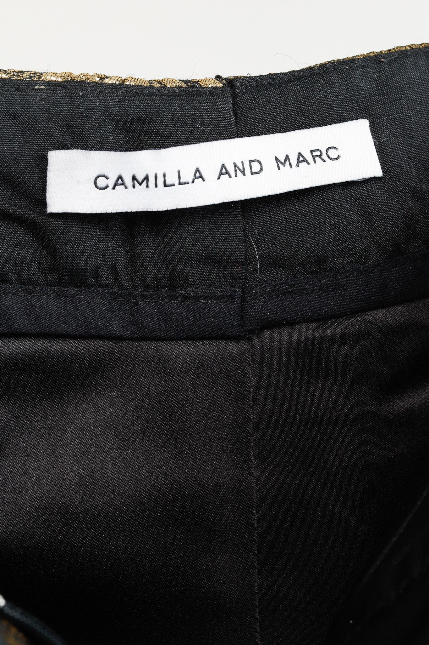 Other Camilla and Marc Sublime Gold Brocade Jacquard Pants Size 30" / US 8 / IT 44 - 11 Thumbnail