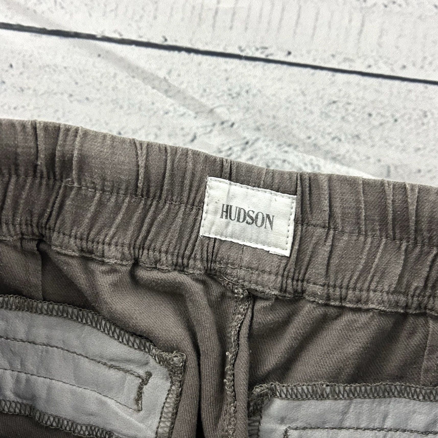 Hudson Hudson Linen Jogger Pants Women's XS Brown Size 26" / US 2 / IT 38 - 4 Thumbnail