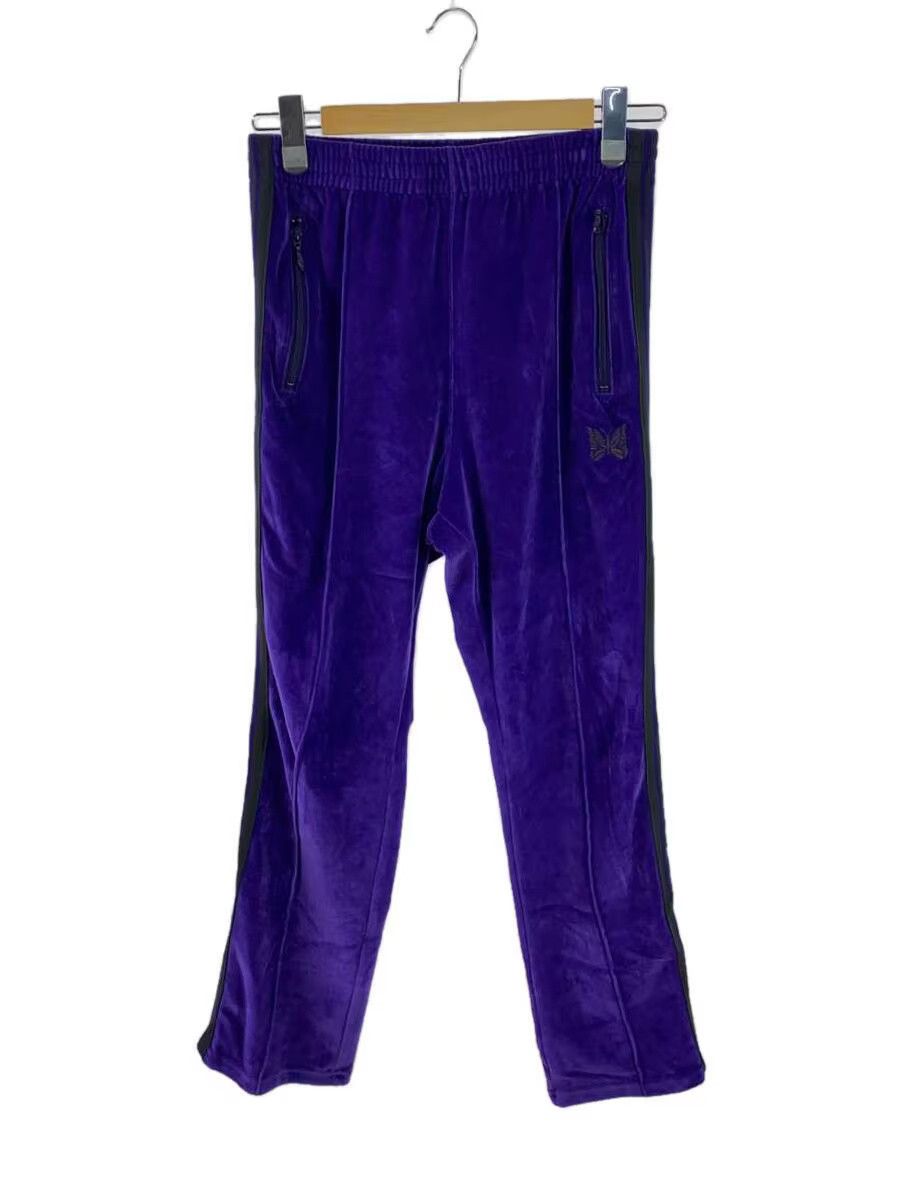 Needles Narrow Velour Track Pant Purple