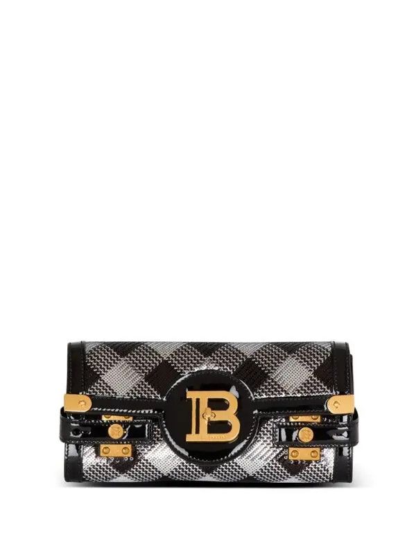 Balmain o1s1wg111225 Size:OS/B-Buzz Pouch 23 in Black Size ONE SIZE - 1 Thumbnail
