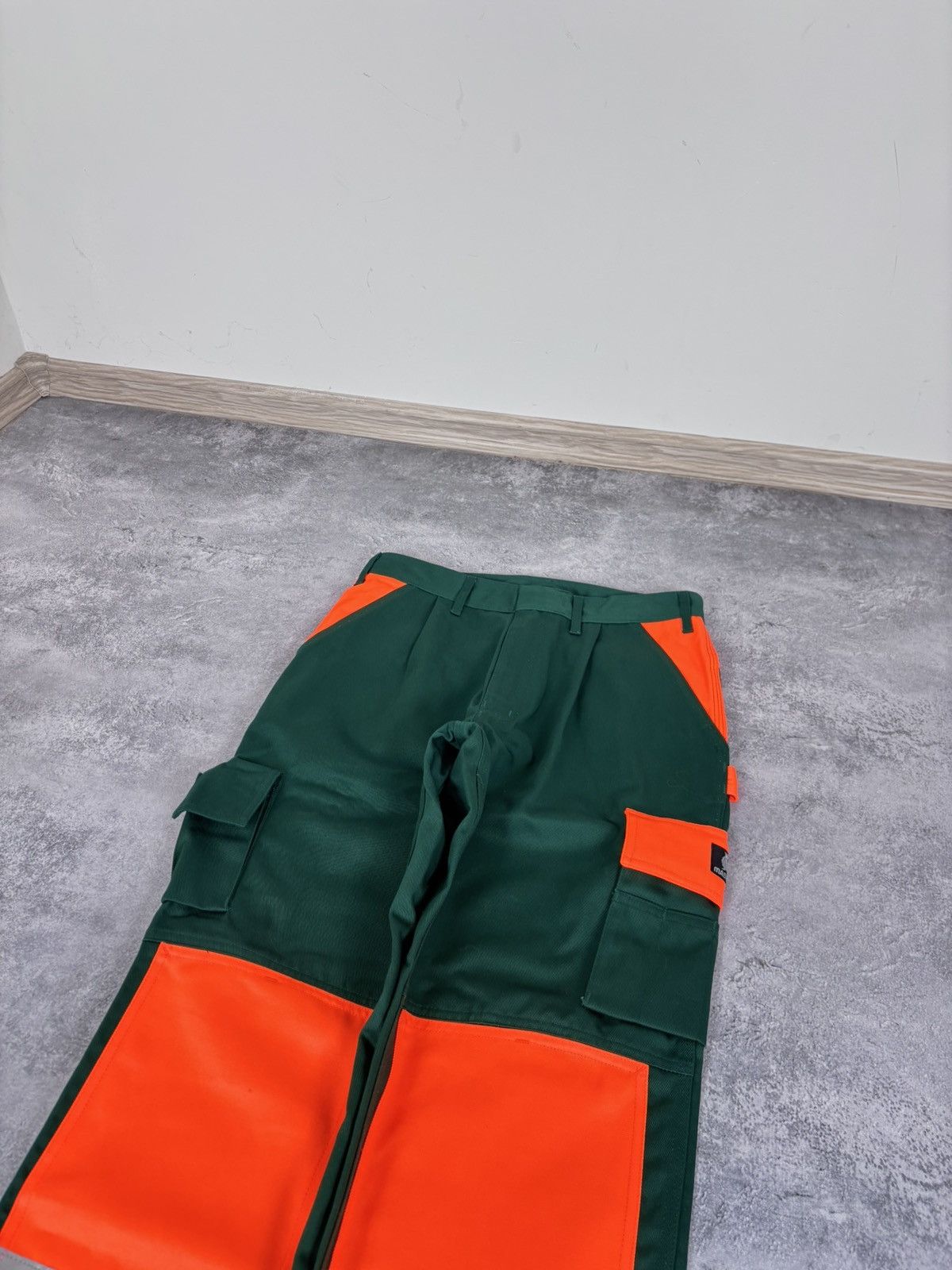 Other Mascot Men’s NWT Reflective Green/Orange Safety Work Pants Size US 32 / EU 48 - 4 Thumbnail