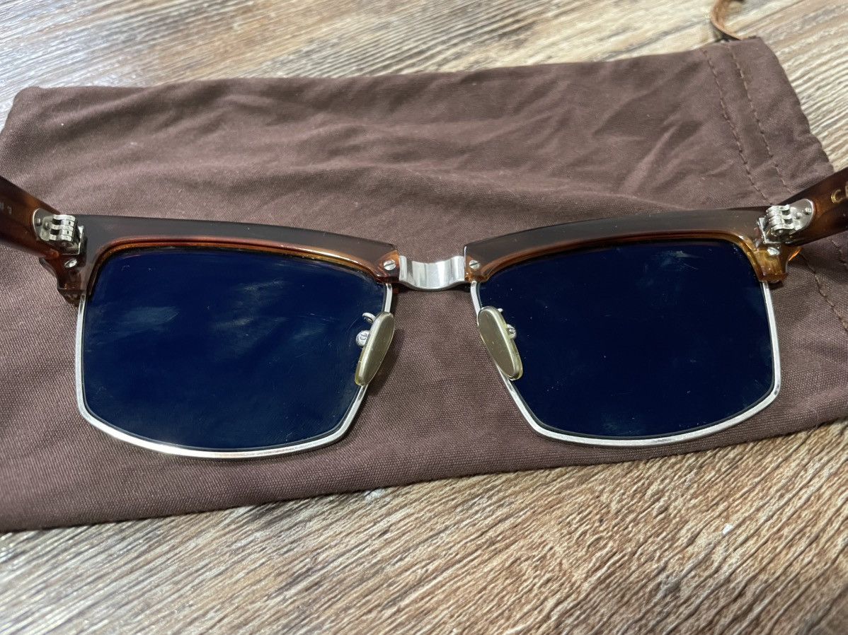 Celine CL40054U Mineral Havana Tortoise Cat Eye Half Rim Sunglasses Size ONE SIZE - 9 Thumbnail