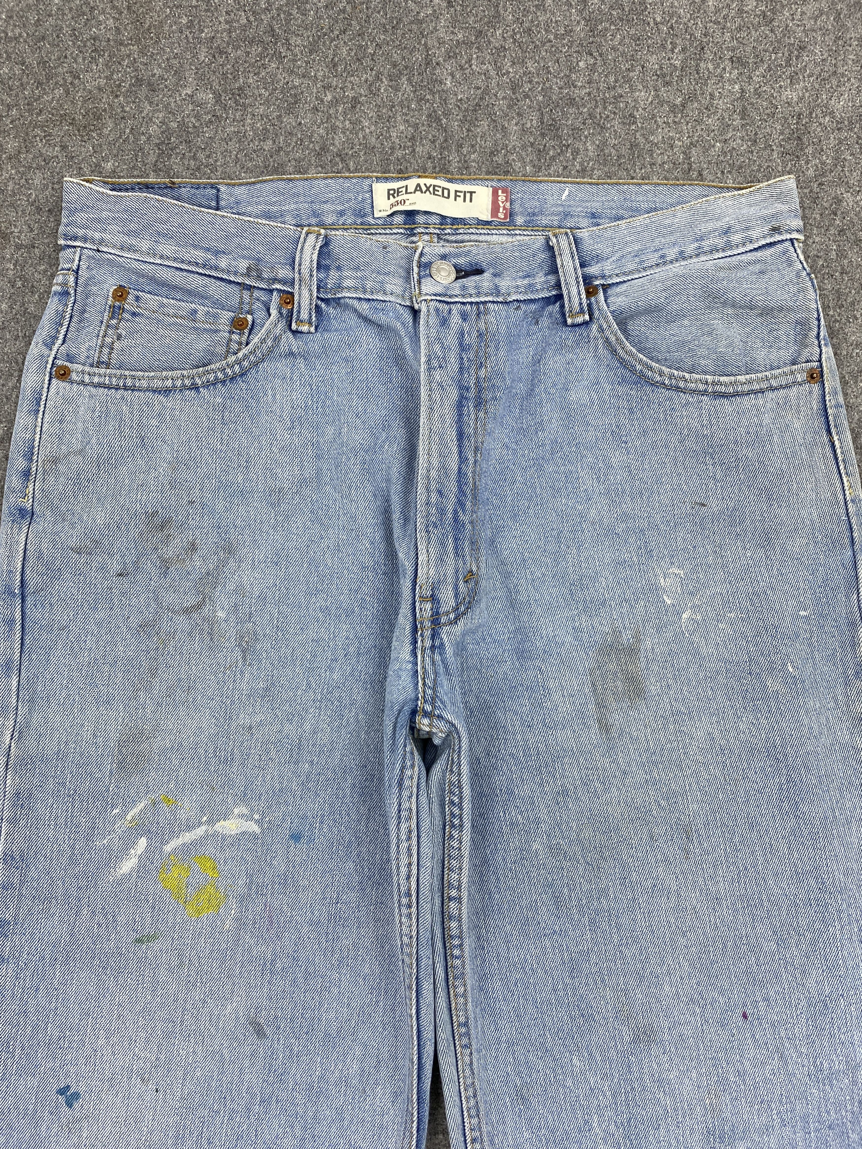 Levi's × Vintage Vintage Levis 550 Light Blue Jeans Size US 36 / EU 52 - 2 Thumbnail