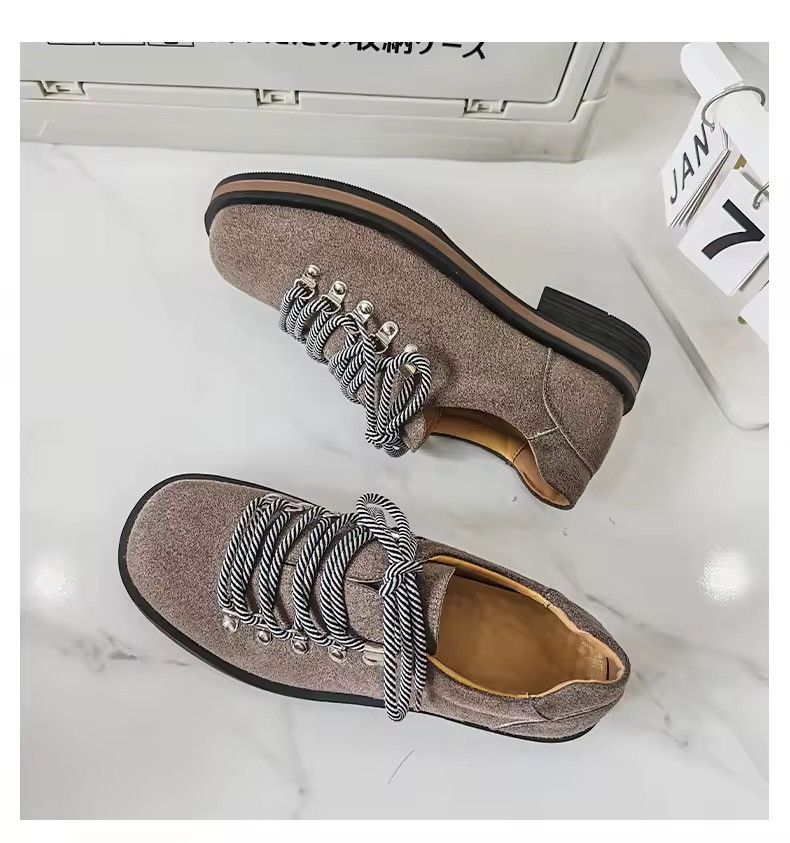 Other Casual Streetwear Beige Leather Retro Style Oxford Boots Size US 10.5 / EU 43-44 - 8 Thumbnail