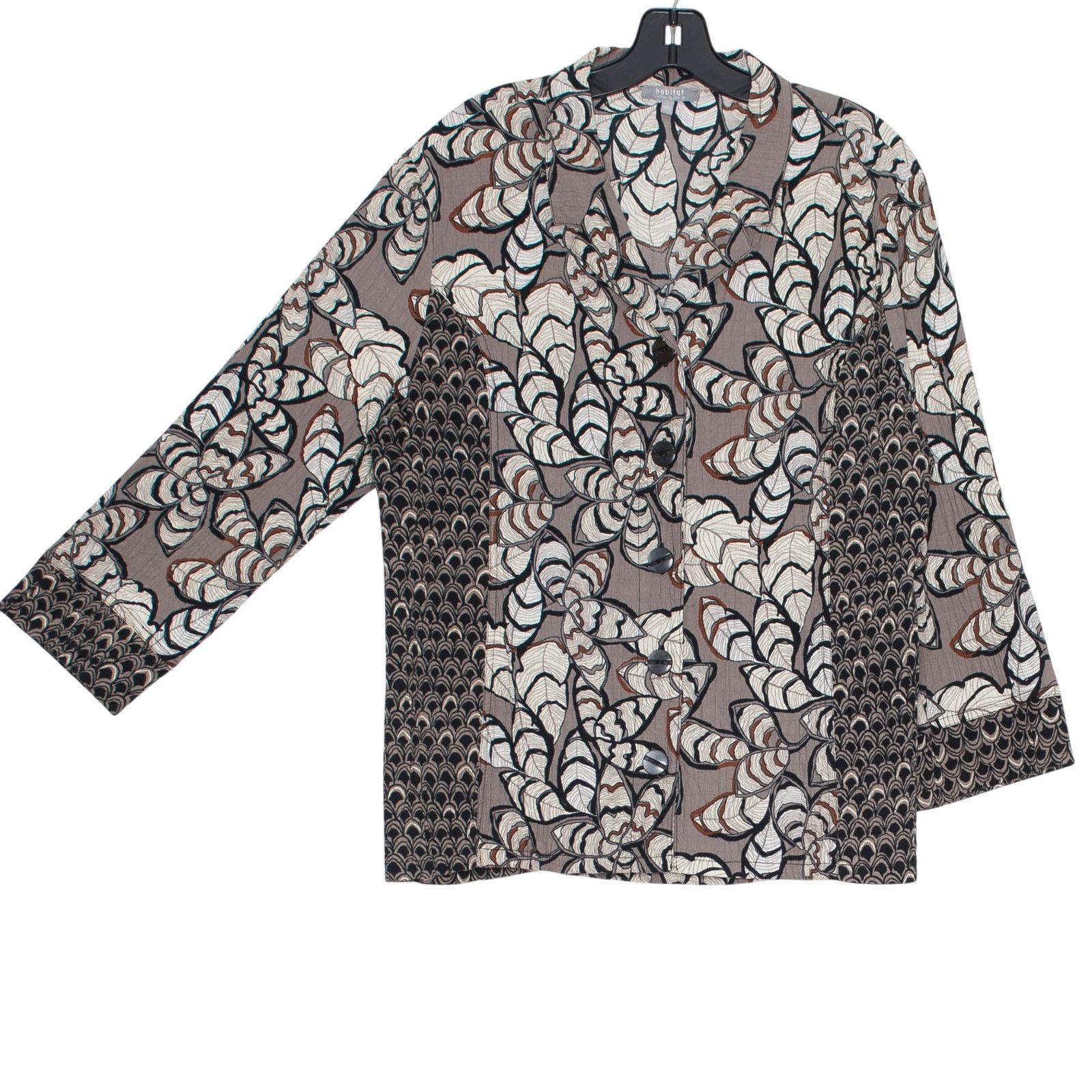 Habitat Habitat Floral Gauze Button Up Top Lightweight Lagenlook L Size L / US 10 / IT 46 - 2 Thumbnail
