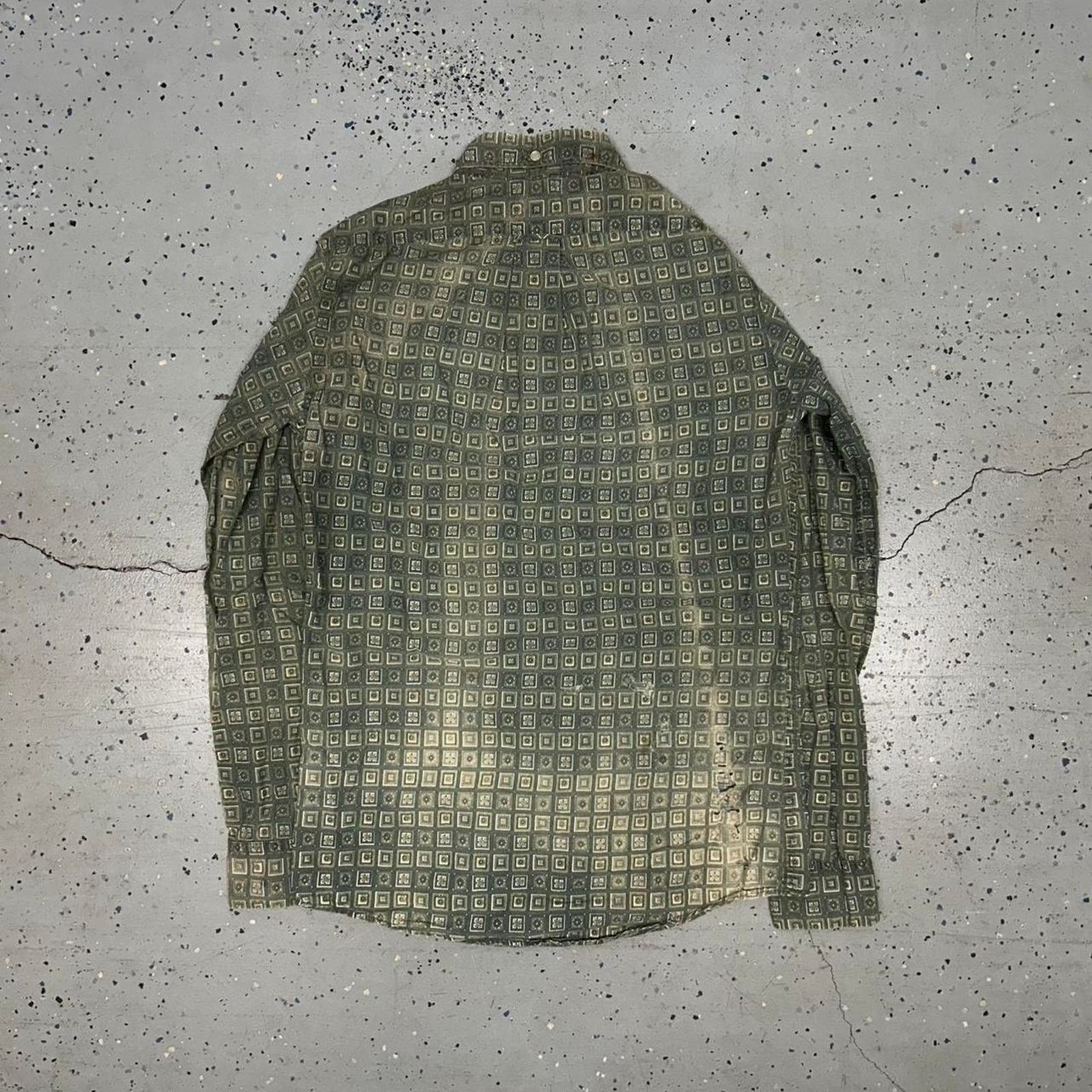 Other 50s/60s Green and cream pennys vintage button-up shirt Size US S / EU 44-46 / 1 - 8 Thumbnail