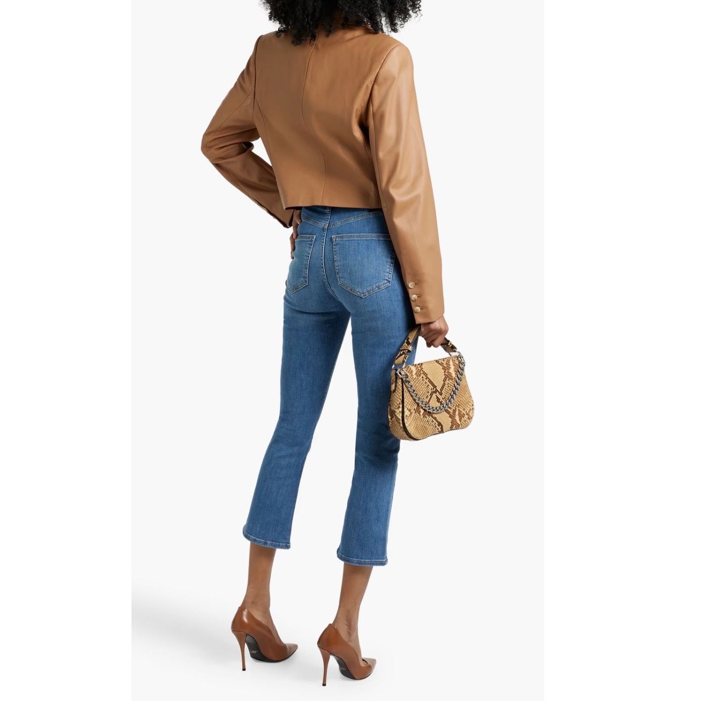 Veronica Beard Veronica Beard - Carly high-rise kick-flare jeans / 28 /blue Size 28" / US 6 / IT 42 - 3 Thumbnail