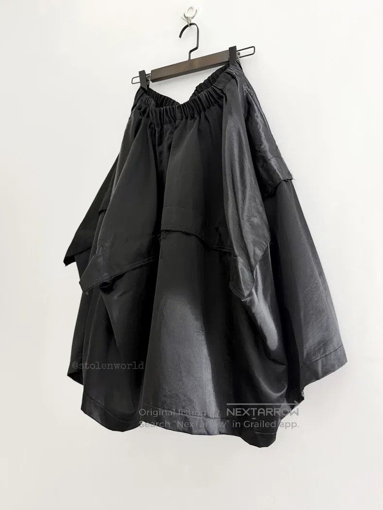 Comme des Garcons Comme Des Garcons size S 3D silhouette frayed hem skirt Size 22" - 5 Thumbnail