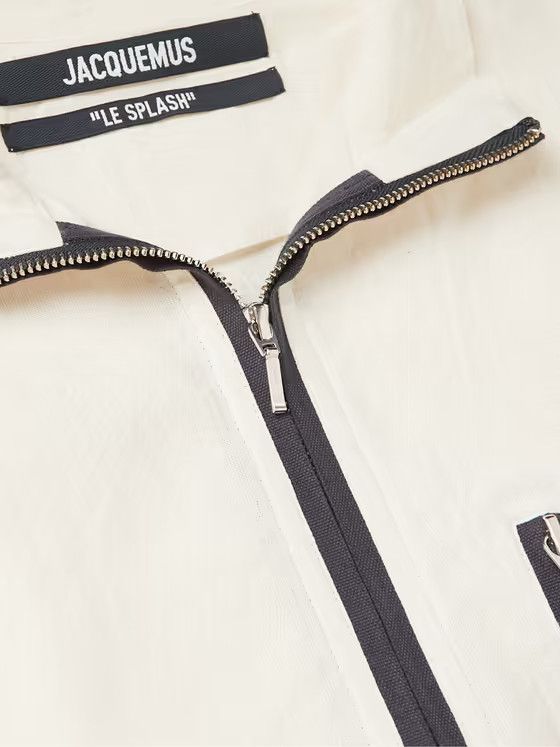 Jacquemus o1mle0424 Half-Zip Jacket in White Size US S / EU 44-46 / 1 - 5 Thumbnail