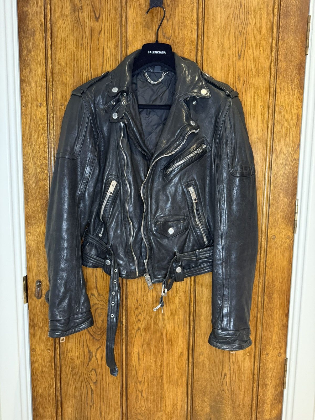 Burberry Prorsum SS11 Burberry Prorsum Burberry Bailey biker leather jacket Size US M / EU 48-50 / 2 - 8 Thumbnail