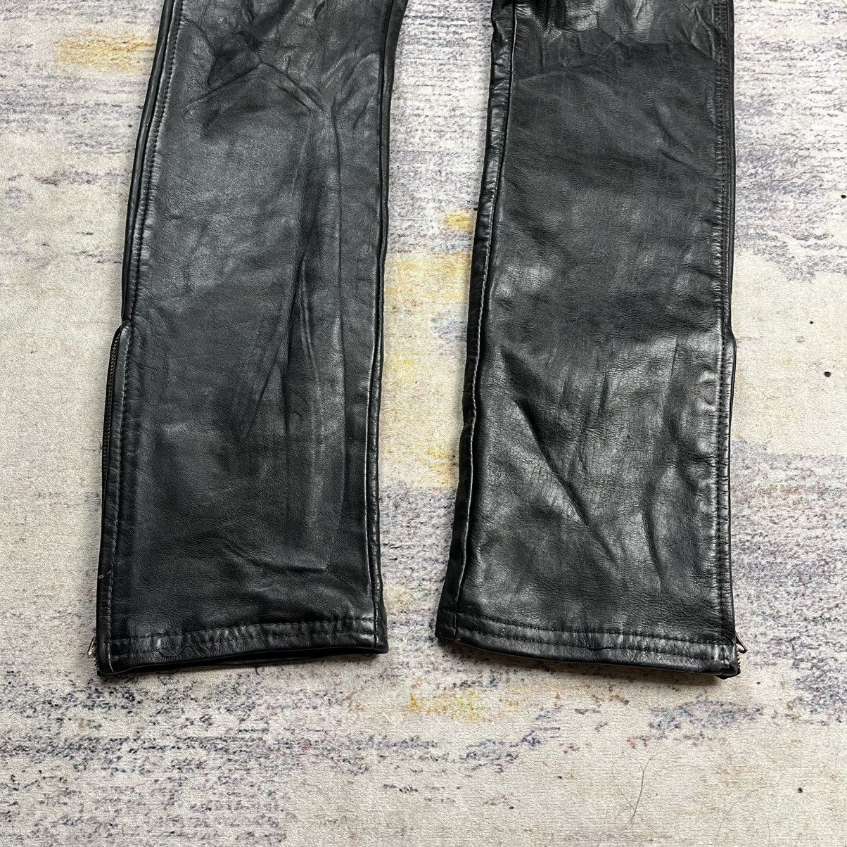 Isamu Katayama Backlash Vintage 70s Langlitz leather riding pants Size US 30 / EU 46 - 6 Thumbnail