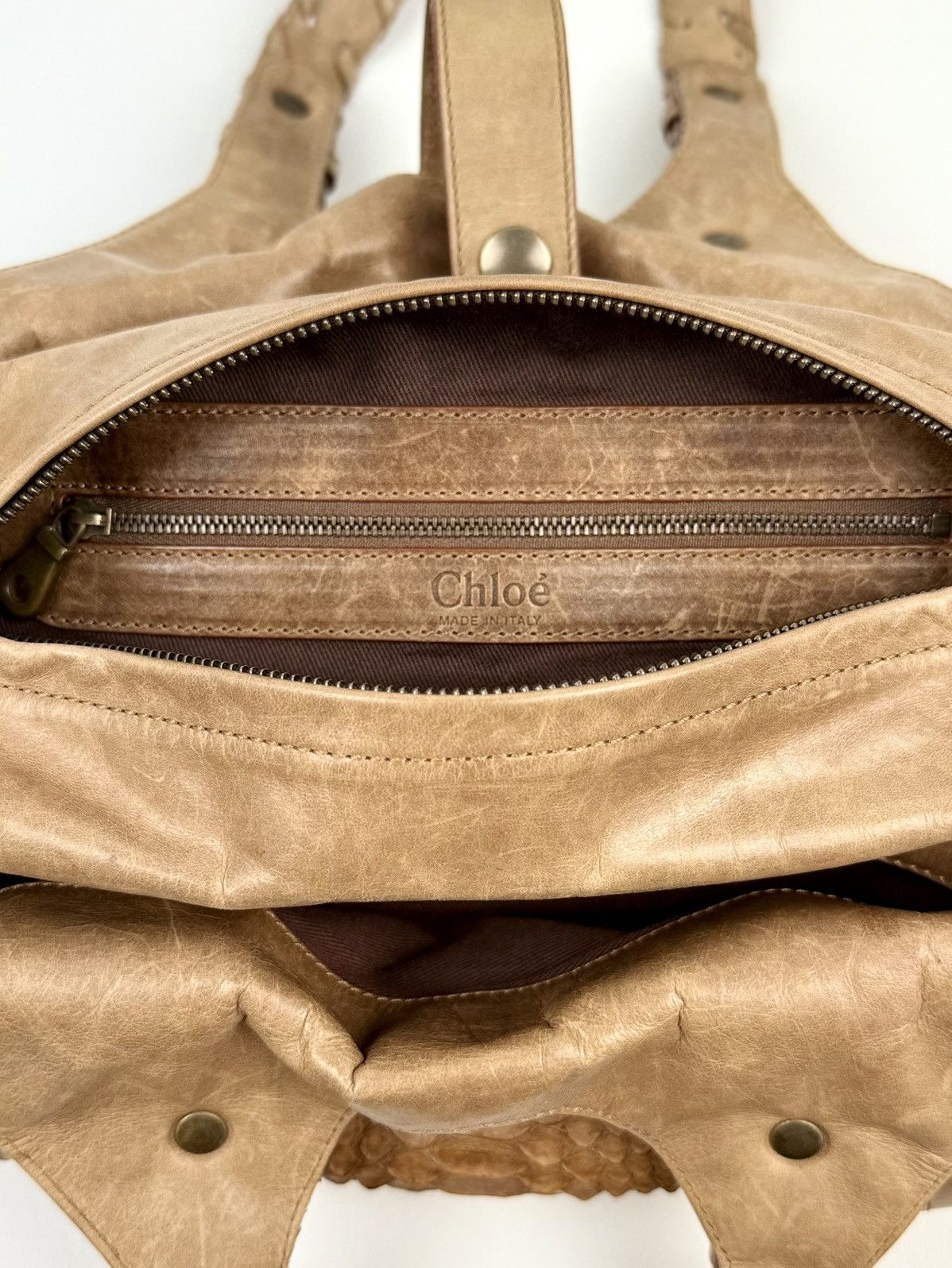 Chloe Chloe - Phoebe Philo - 04 - Brown - Python Skin - Silverado Size ONE SIZE - 21 Thumbnail