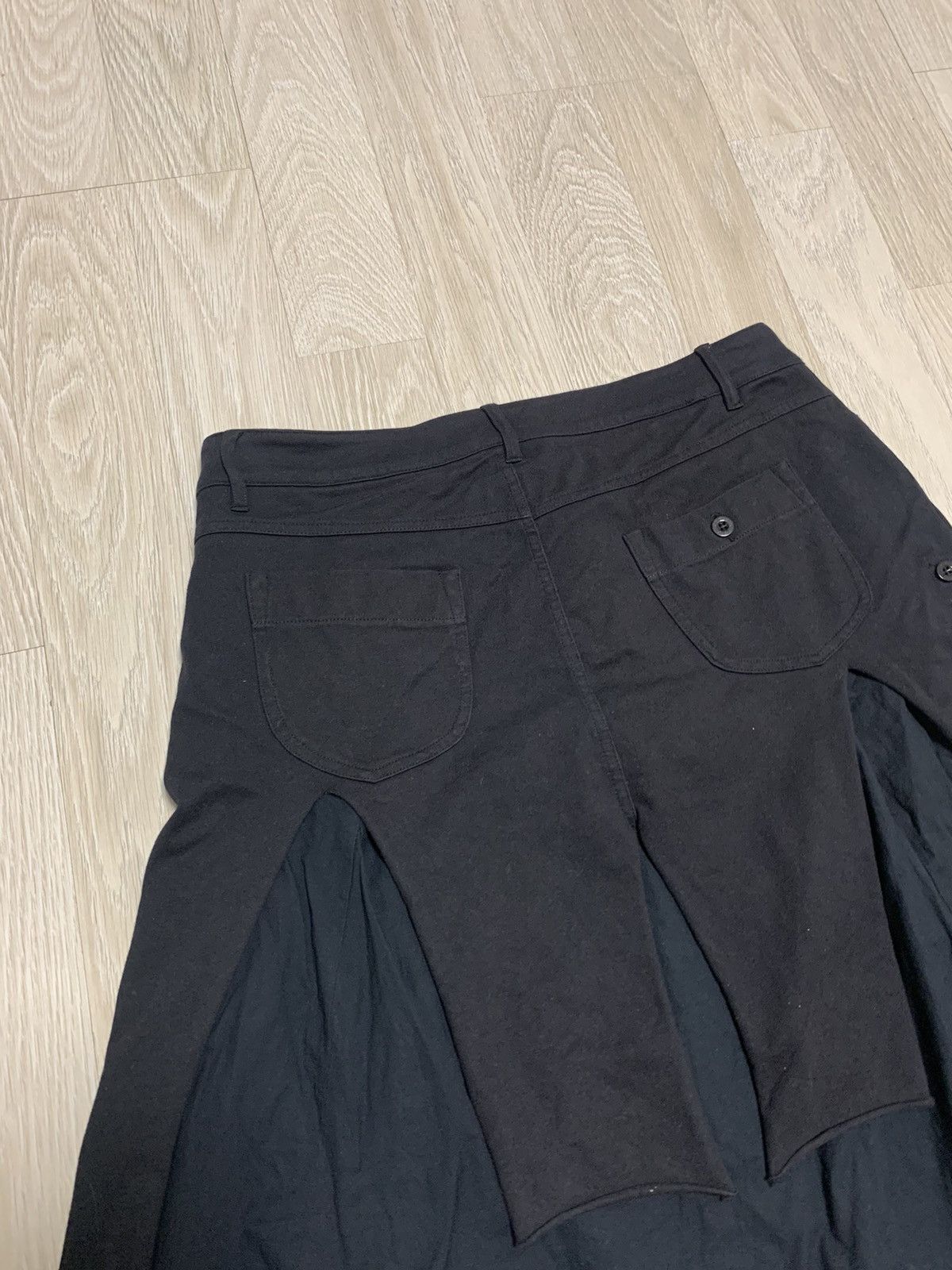 If Six Was Nine × Le Grande Bleu (L.G.B.) Avantgarde asymmetric skirt geisha, vintage, y2k style Size 38" / US 16 / IT 52 - 10 Thumbnail