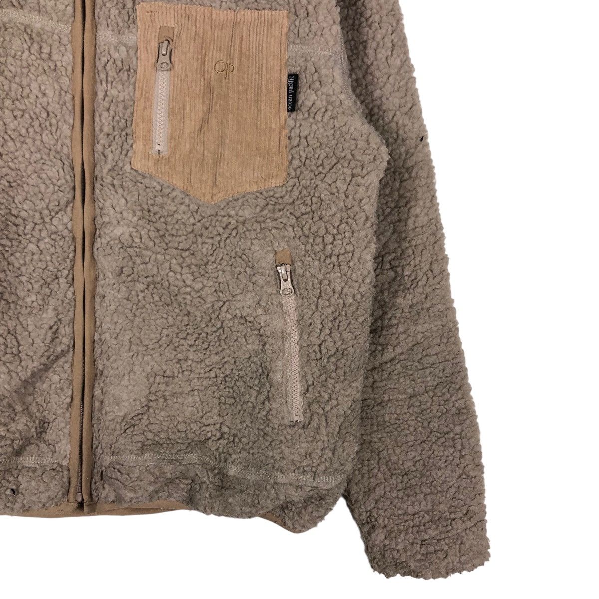 Japanese Brand 🔥Vintage Dip Pile Fleece Jacket Ocean Pacific Size US M / EU 48-50 / 2 - 6 Thumbnail