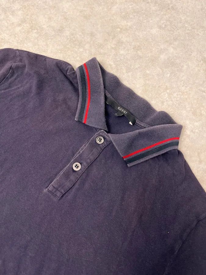 Gucci 2000s Gucci Navy Polo Shirt Size US S / EU 44-46 / 1 - 4 Thumbnail
