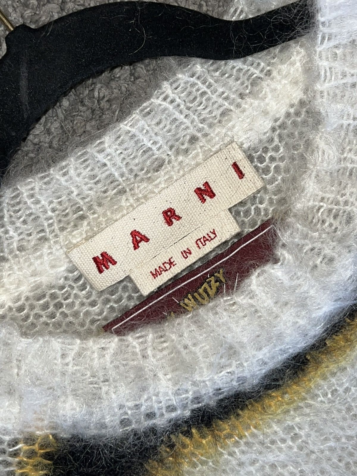 Marni Marni Striped Brushed Mohair Sweater Size US L / EU 52-54 / 3 - 3 Thumbnail