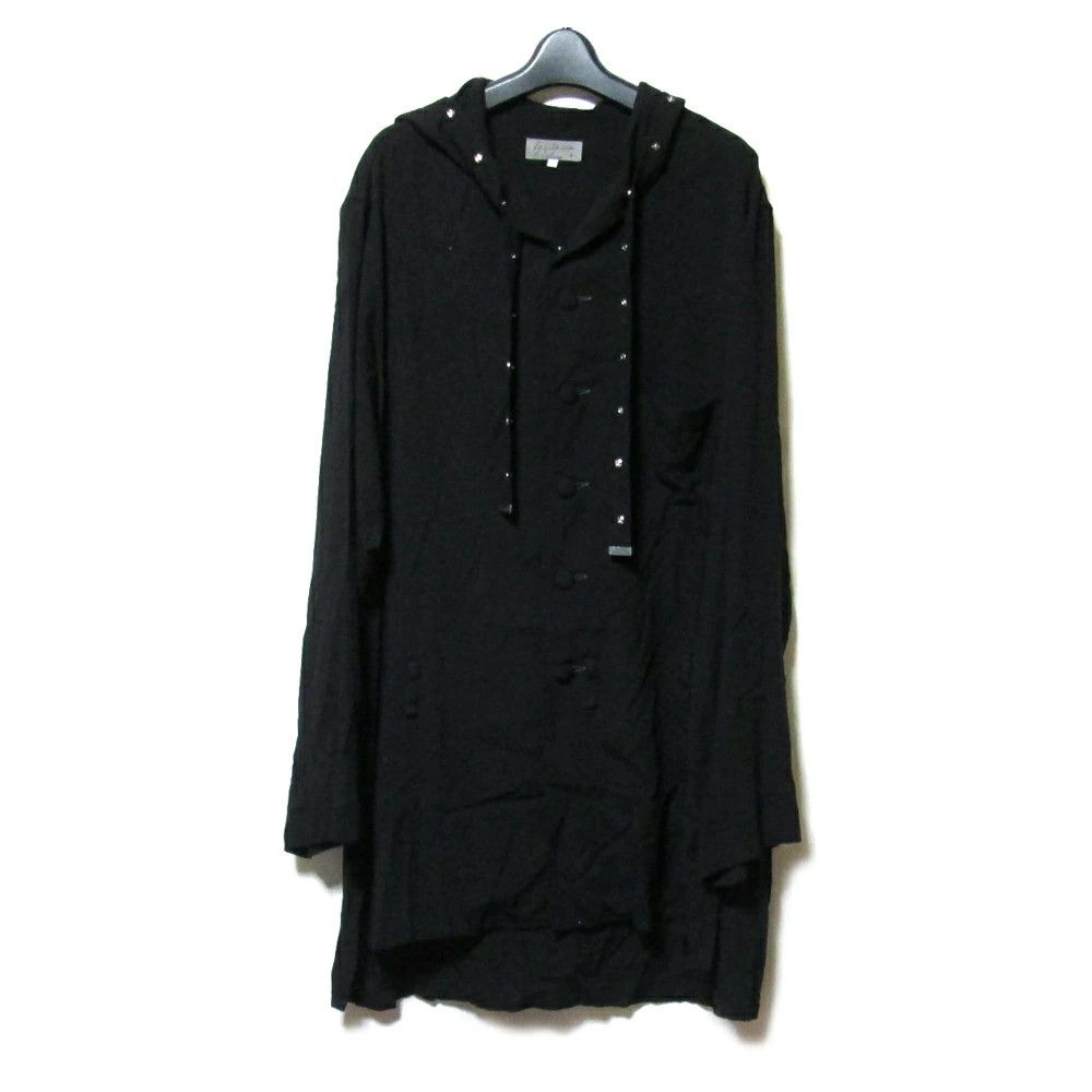 Yohji Yamamoto Yohji Yamamoto Pour Homme Hooded Custom Shirt Jacket Size US M / EU 48-50 / 2 - 1 Thumbnail