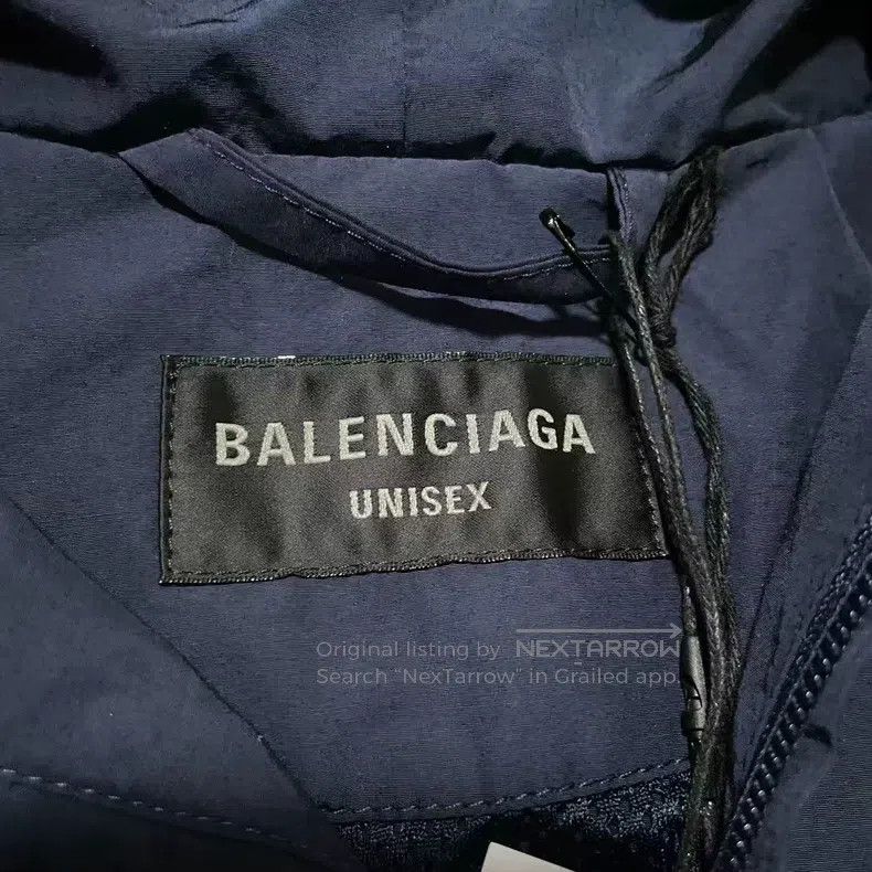 Balenciaga Balenciaga Splatter Distressed Hooded Sports Jacket with Z Size US XS / EU 42 / 0 - 5 Thumbnail