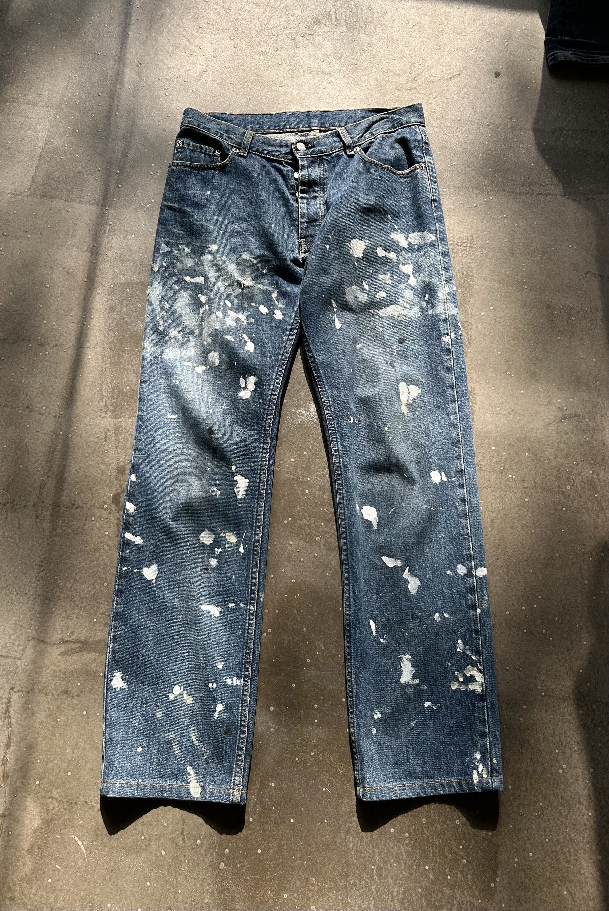 Helmut Lang Helmut Lang Paint Splash Jeans Size US 30 / EU 46 - 1 Thumbnail