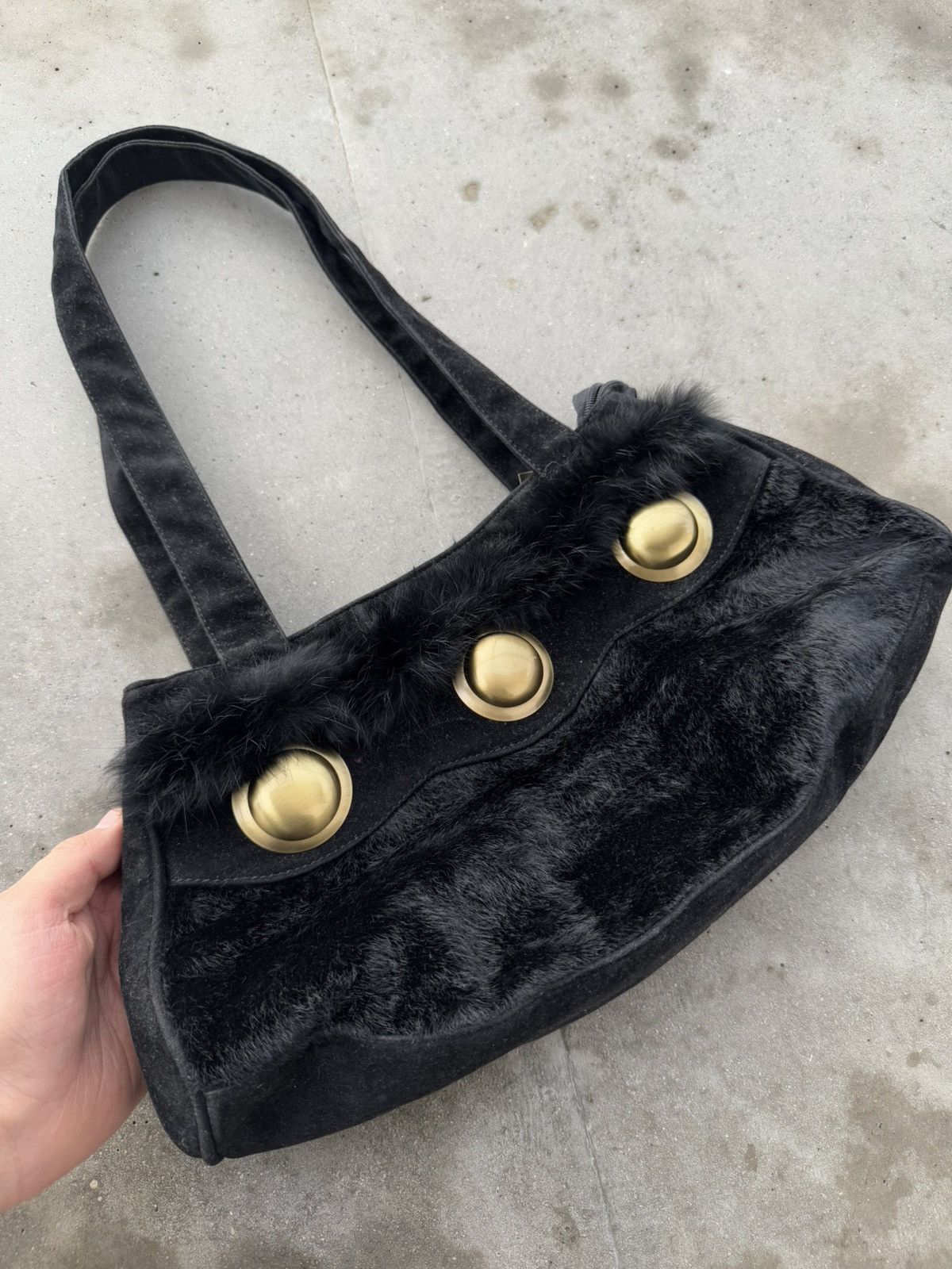 Vintage Avant garde style vintage Shoulder bag with pony hair Size ONE SIZE - 3 Thumbnail