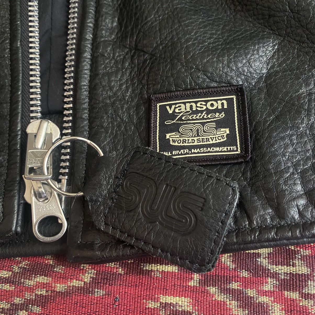 Sneakersnstuff SNS LA Vanson Leather Jacket Size US L / EU 52-54 / 3 - 6 Thumbnail