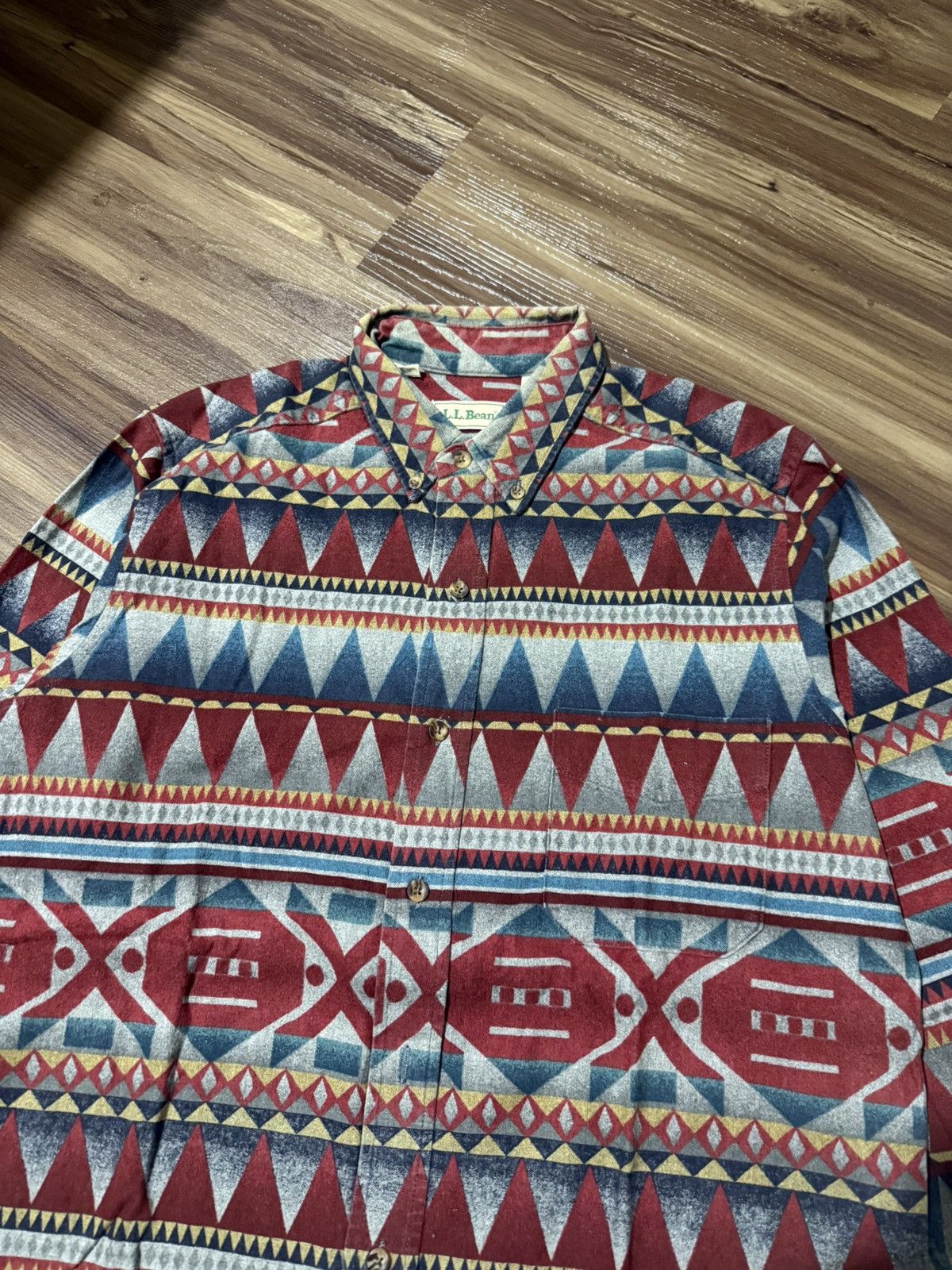 L.L. Bean Vintage LL Bean navajo shirt Size US XL / EU 56 / 4 - 3 Thumbnail
