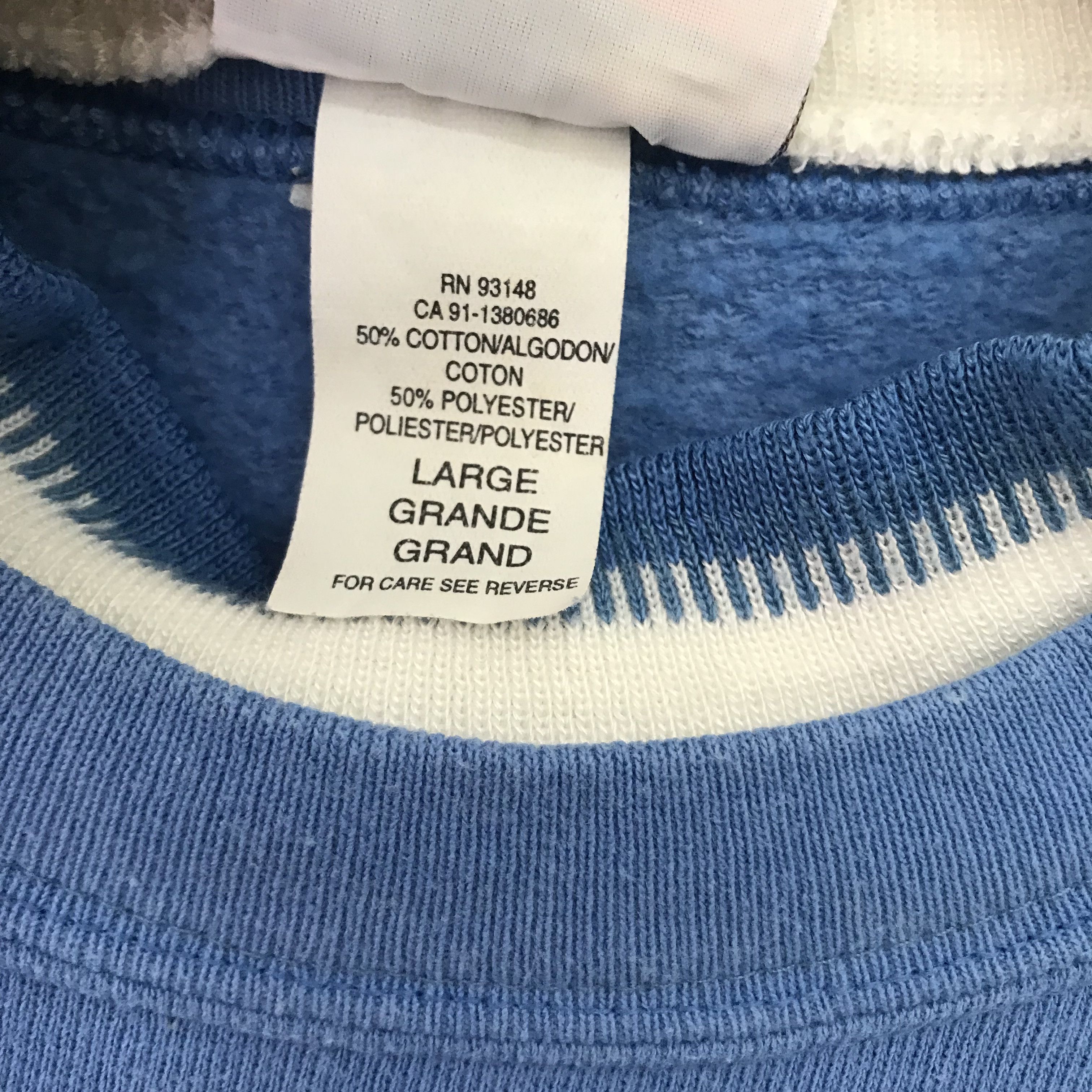 Vintage Vintage 90s Morning Sun Blue Sweatshirt - 402 Size US L / EU 52-54 / 3 - 9 Thumbnail