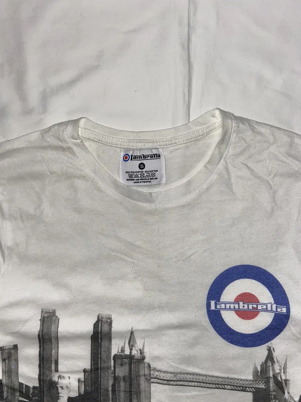 Lambretta VINTAGE LAMBRETTA MOTO RACING ALLOVER PRINT ROCK TEE T SHIRT Size US S / EU 44-46 / 1 - 8 Thumbnail