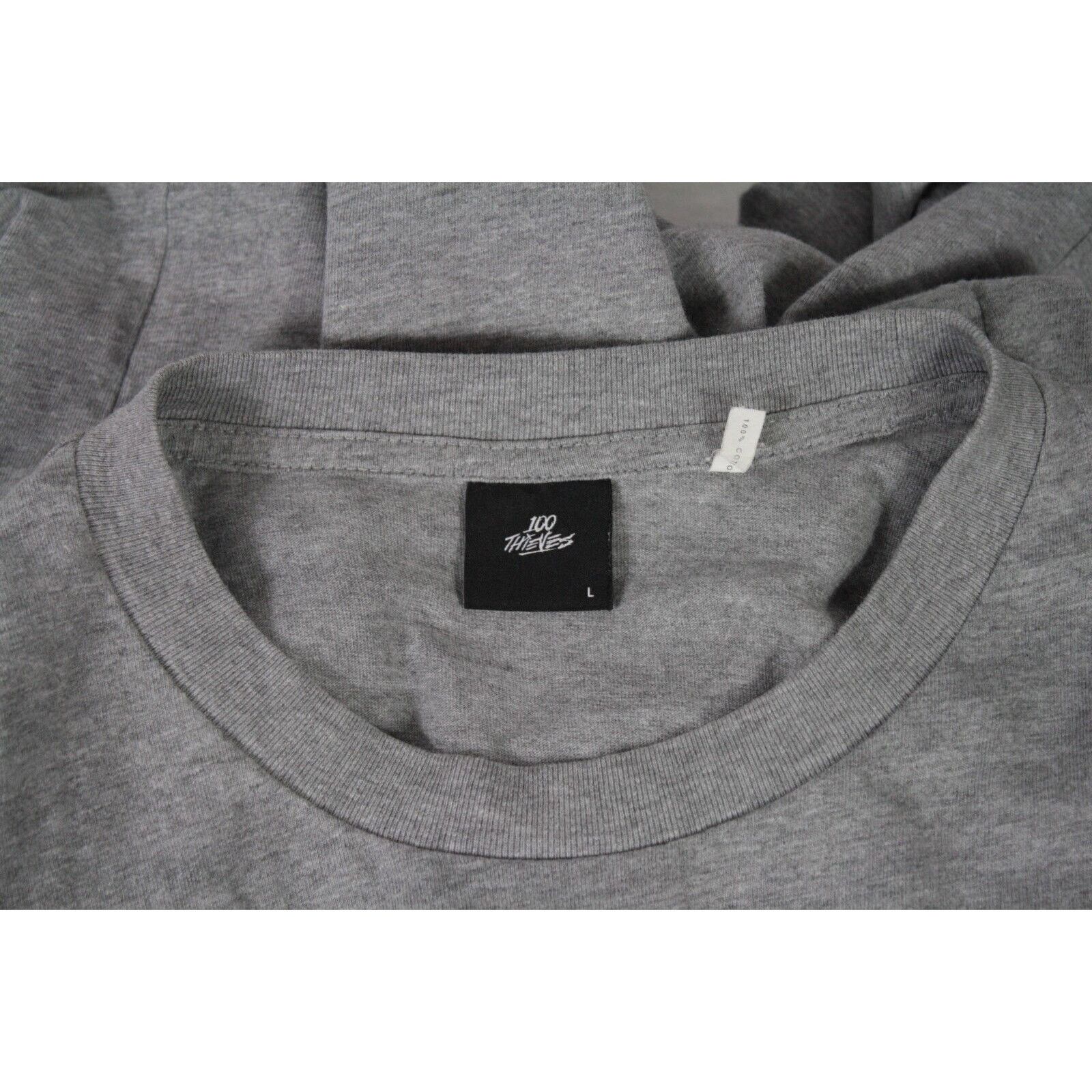 100 Thieves 100 Thieves Logo T Shirt Mens Large Gray Esports Gaming Tee Size US L / EU 52-54 / 3 - 6 Thumbnail