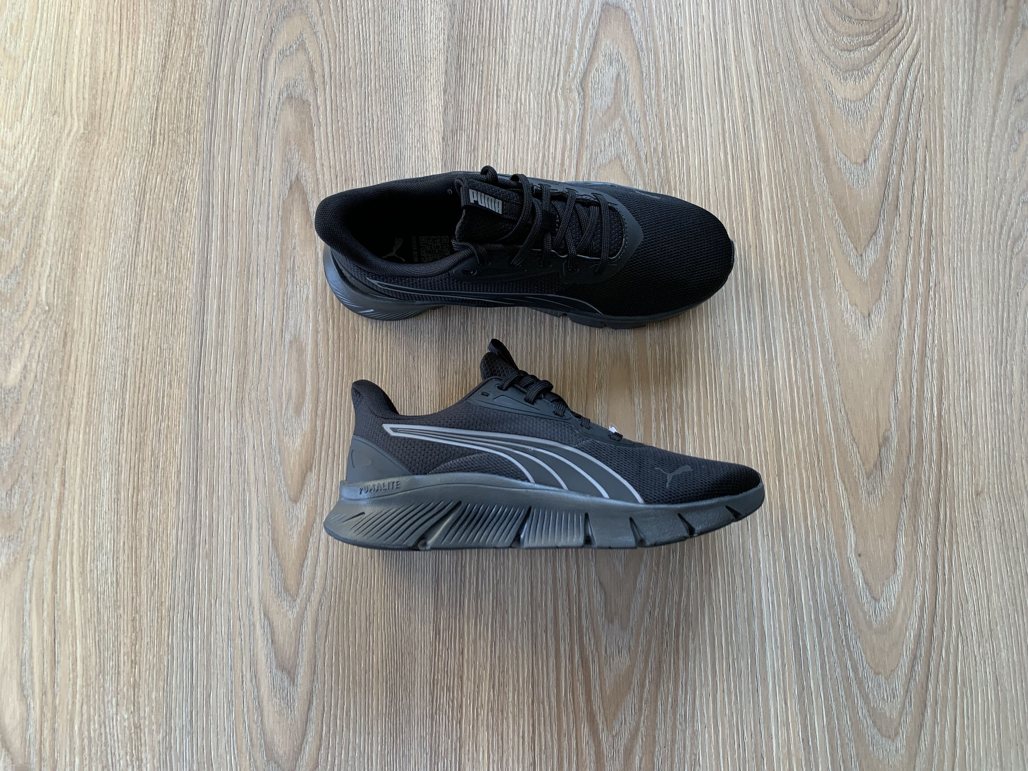 Mens Puma Flex Focus Lite Modern Black Sneakers
